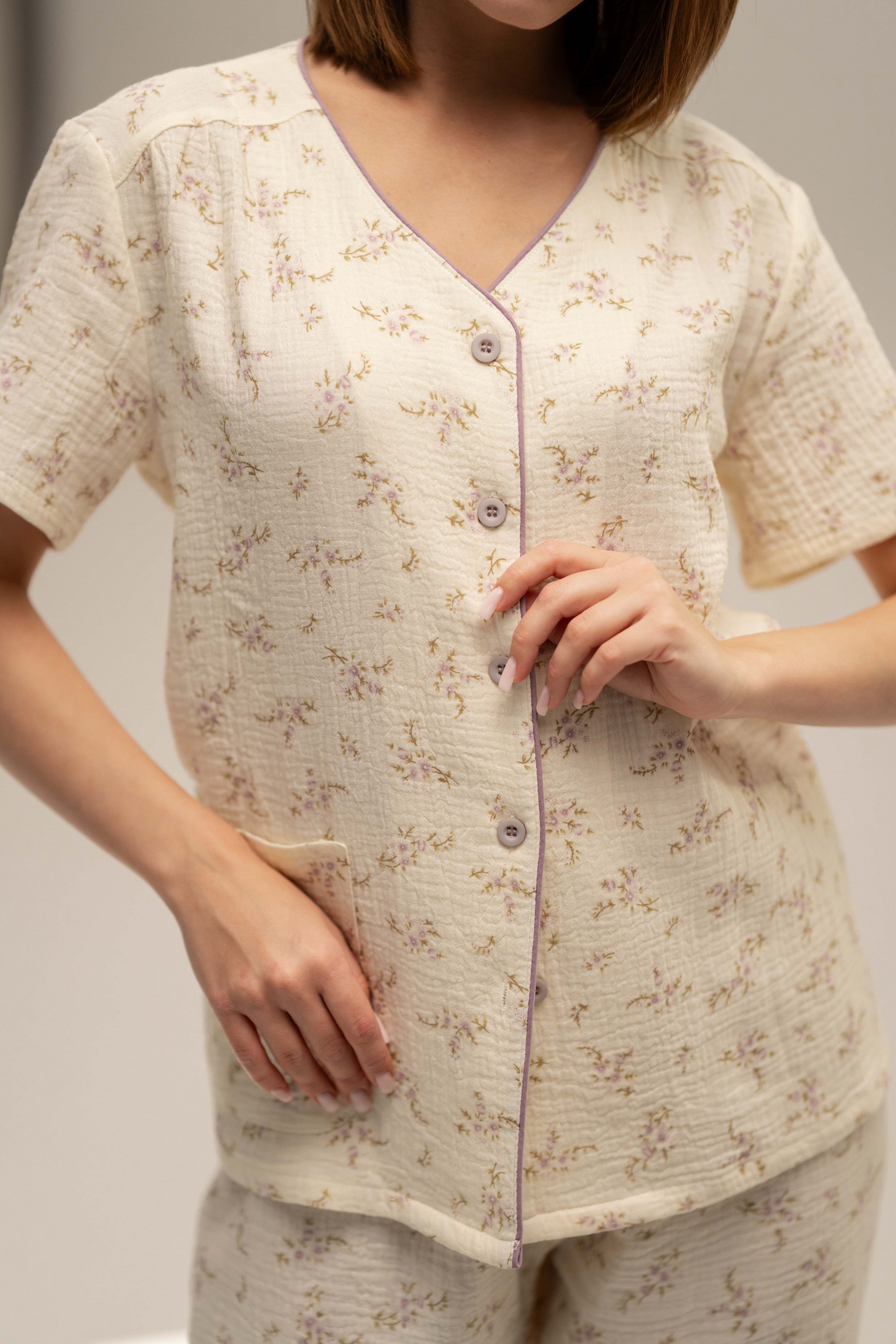 Пижама из муслина 25056