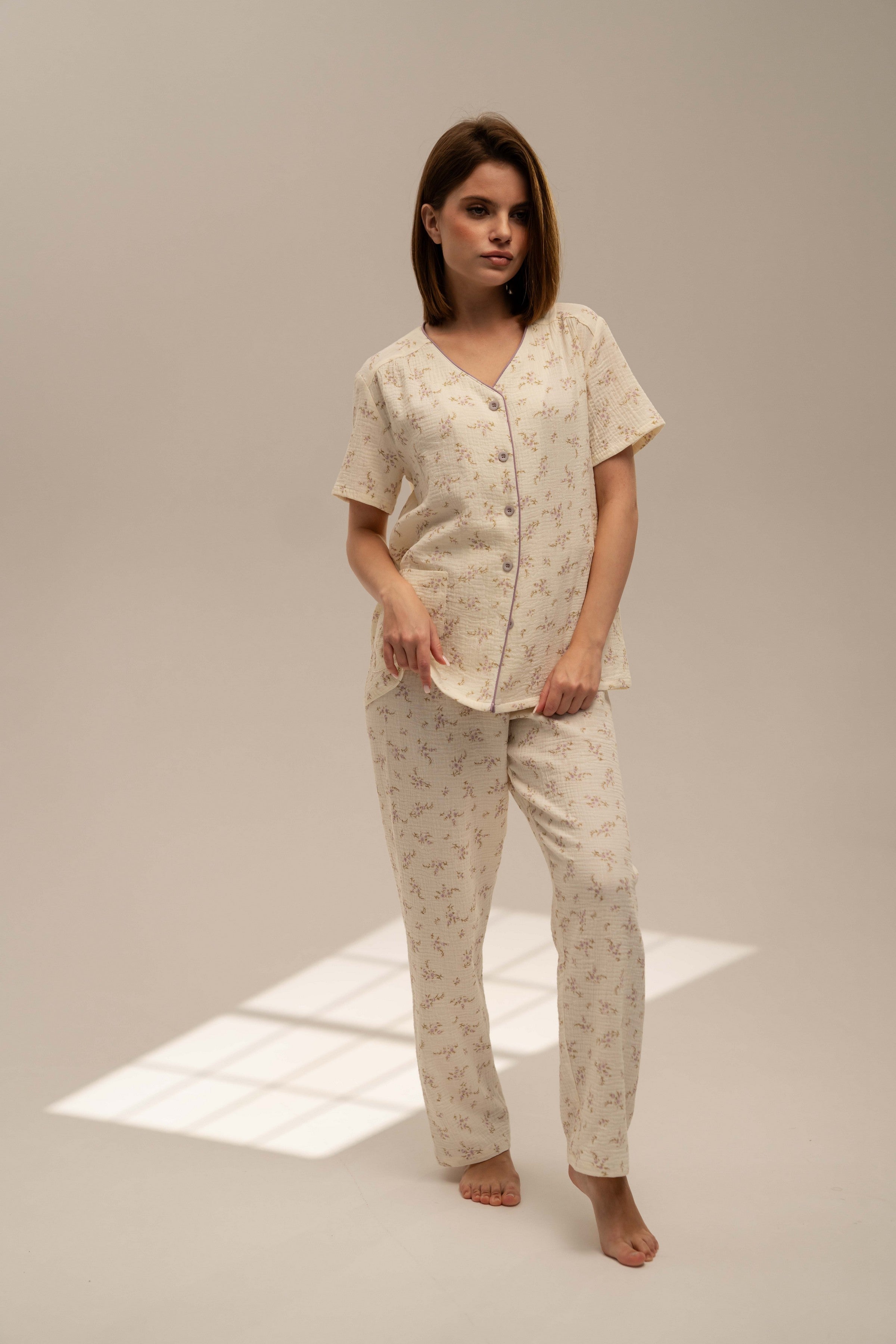 Пижама из муслина 25056