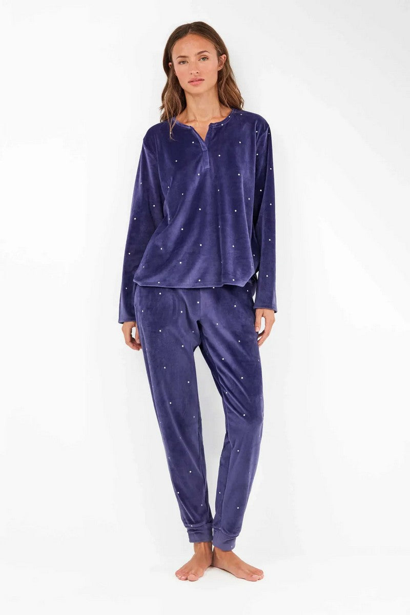 Флисовая пижама 2/20316 blue