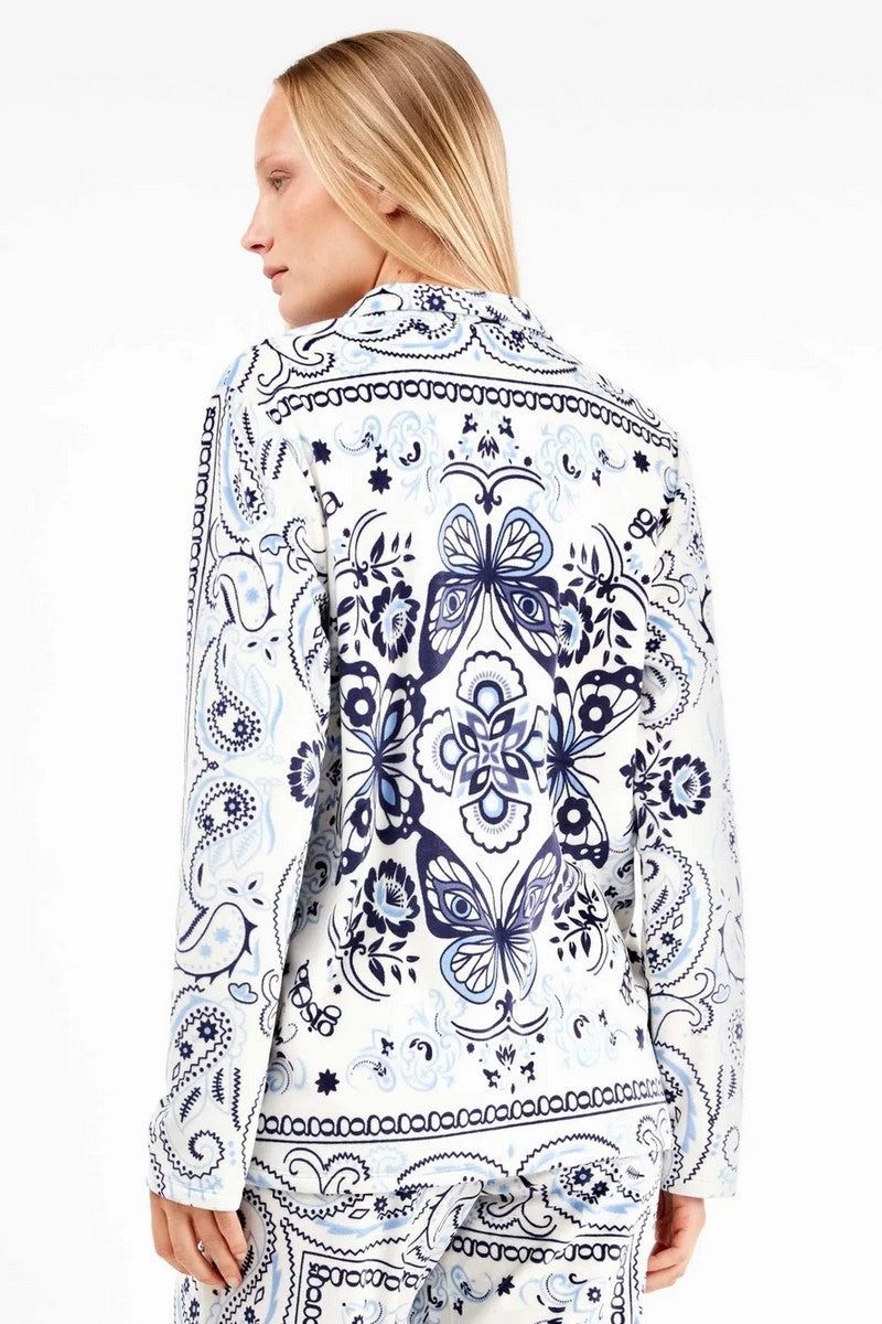 Пижама с принтом 2/20317 white