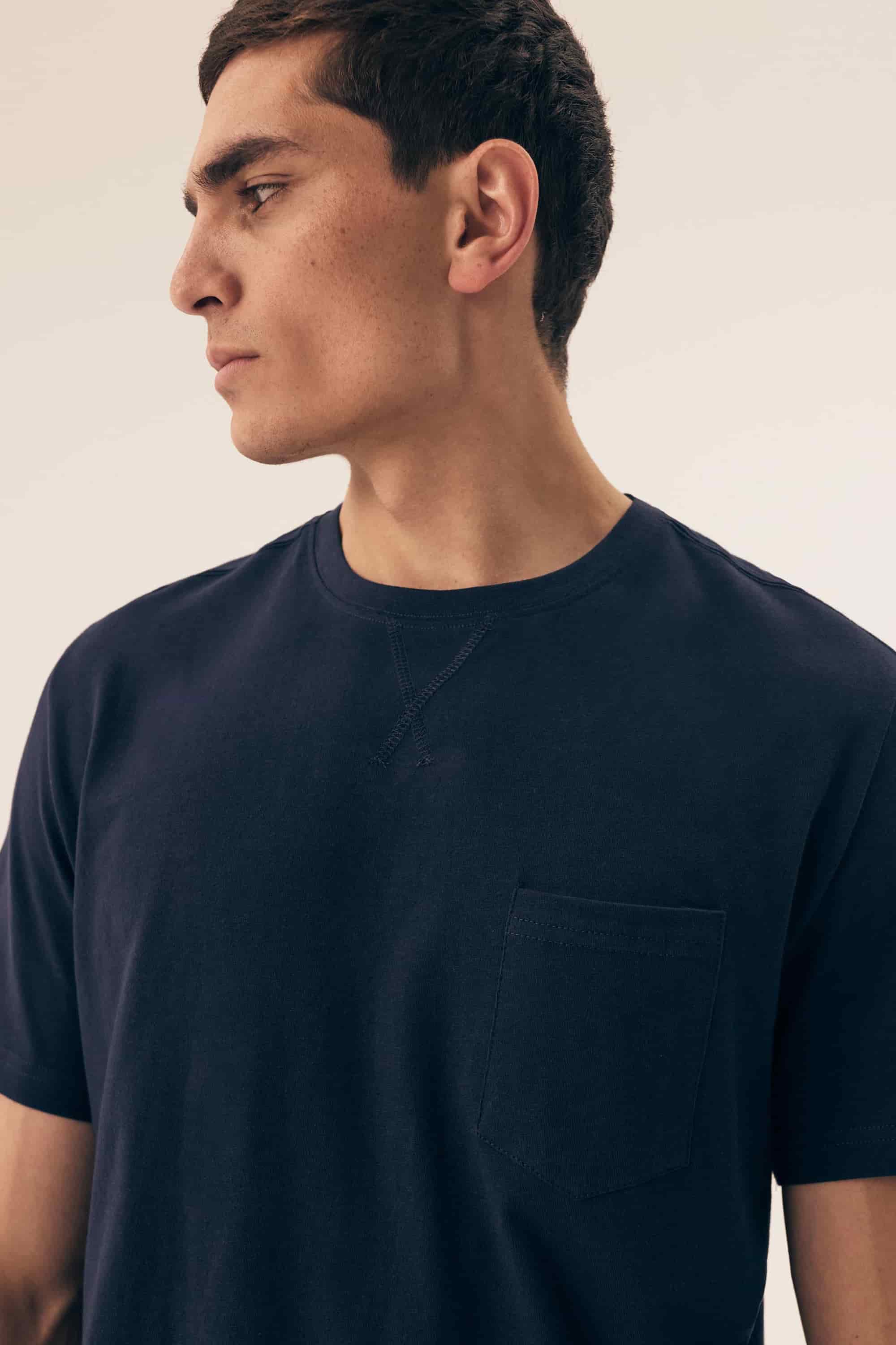 Хлопковая мужская пижама 42617 blue