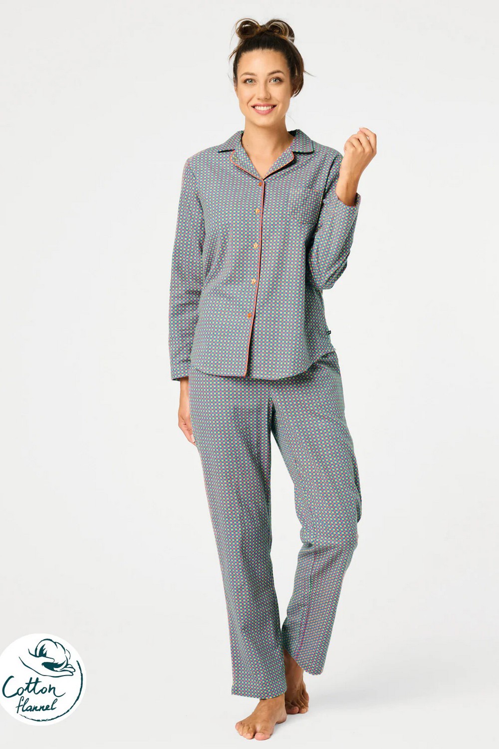 Фланелевая пижама LNS 429