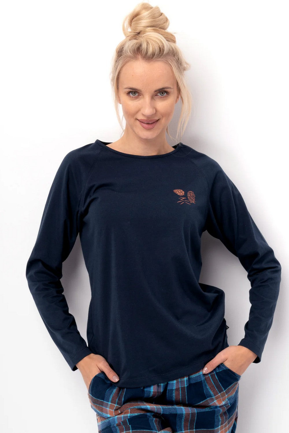 Пижама с фланелевыми брюками LNS 432