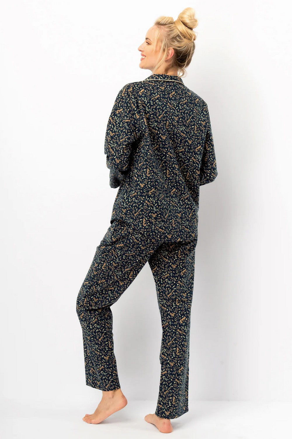 Фланелевая пижама LNS 706 blue