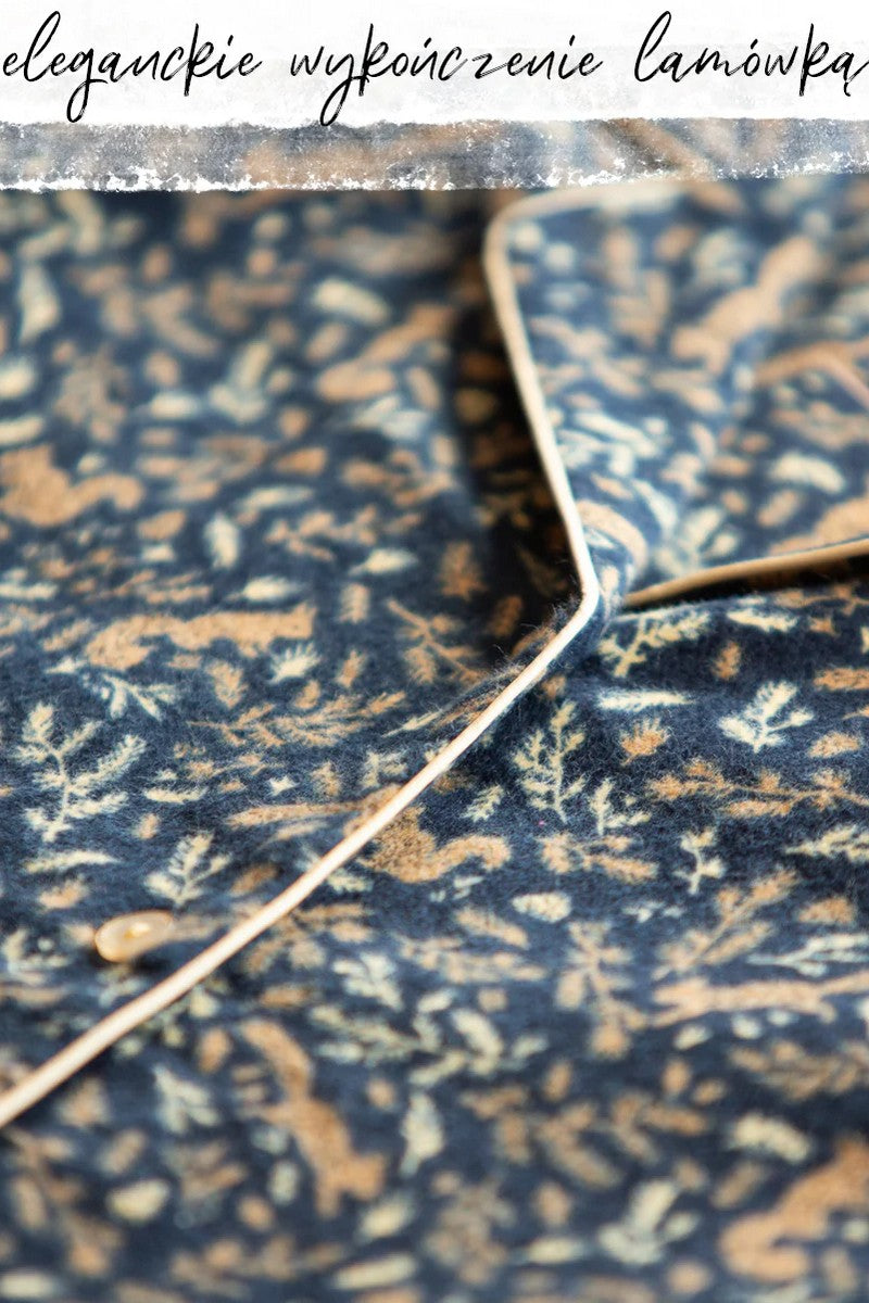 Фланелева піжама LNS 706 blue