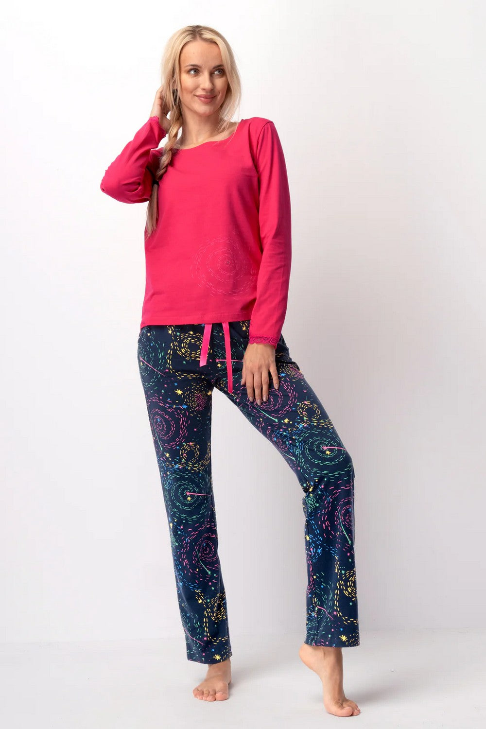 Хлопковая пижама LNS 749 pink