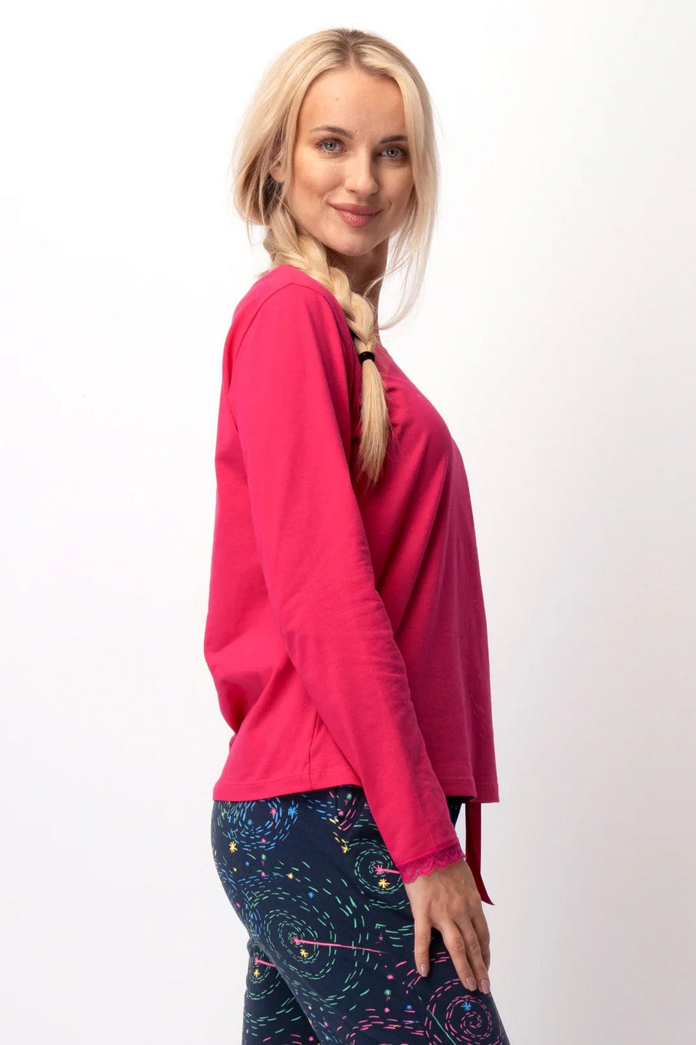 Хлопковая пижама LNS 749 pink