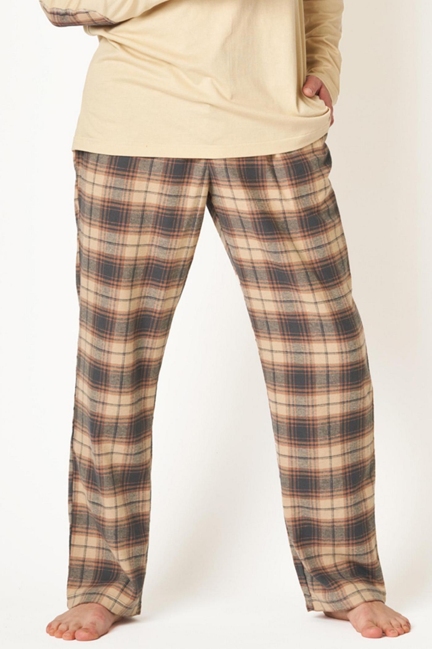 Мужская пижама с фланелевыми брюками MNS 403 B24