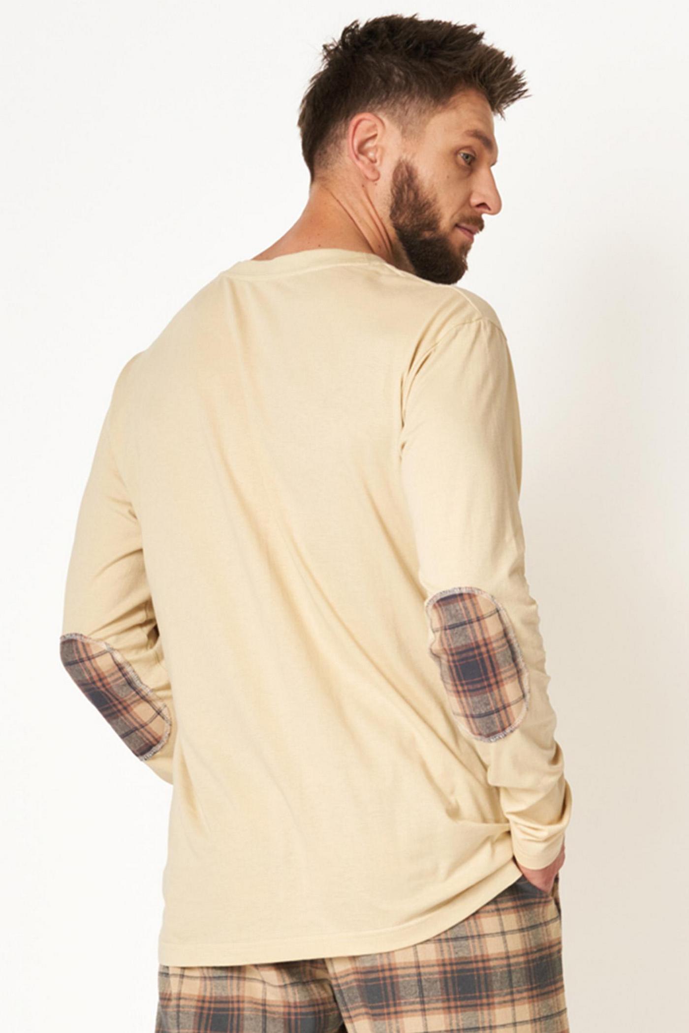 Мужская пижама с фланелевыми брюками MNS 403 B24