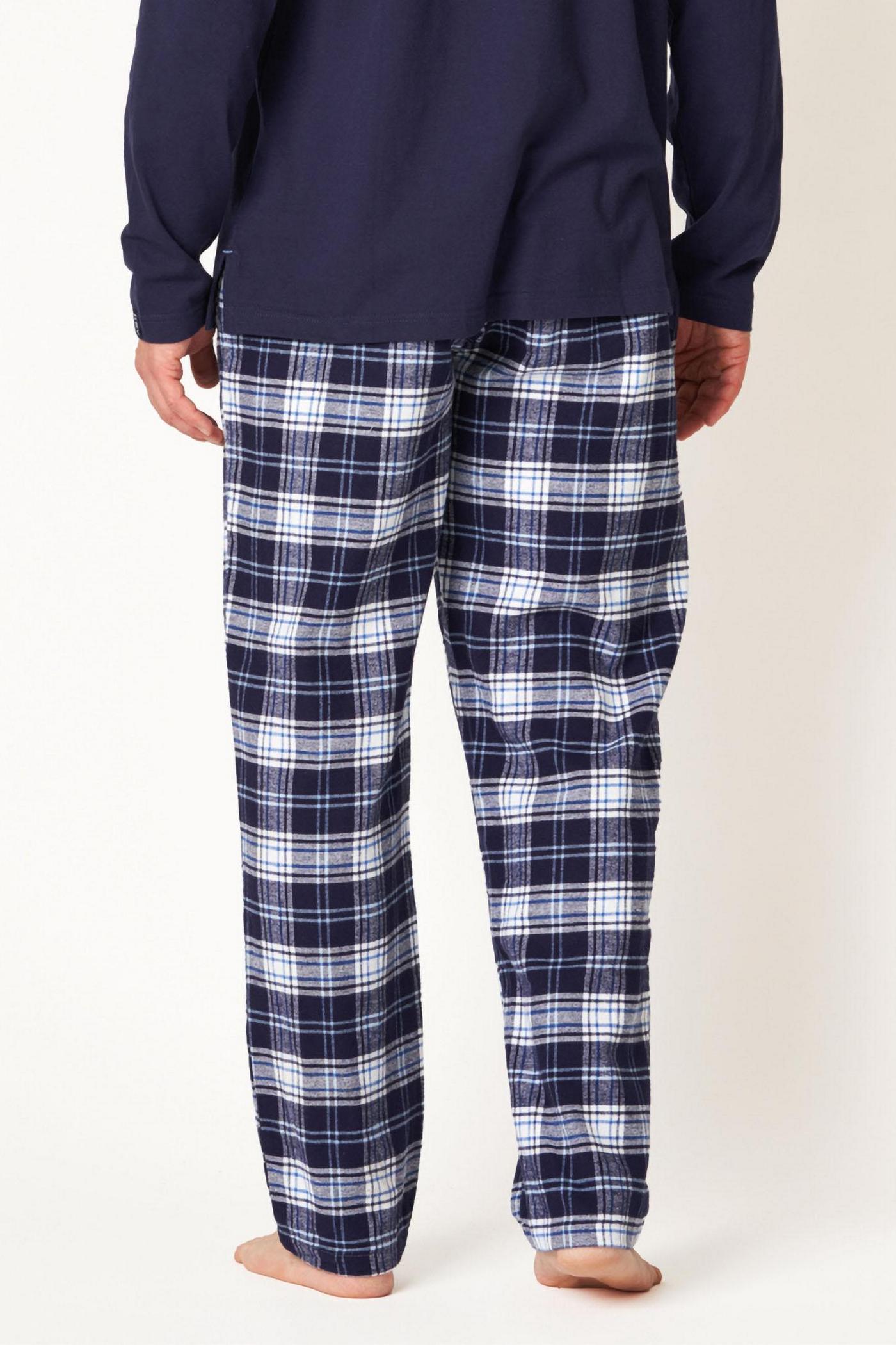 Мужская пижама с фланелевыми брюками MNS 412 B24