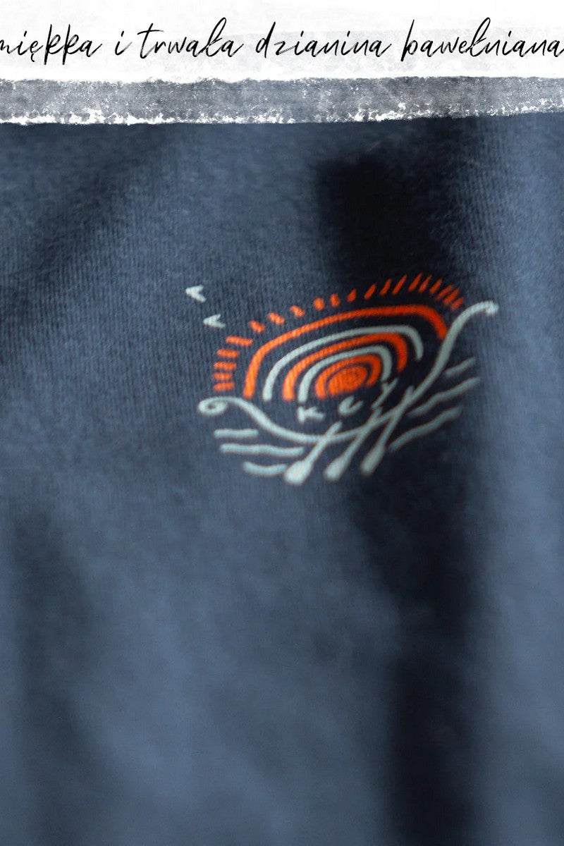 Чоловіча піжама з фланелевими штанами МNS 481 blue