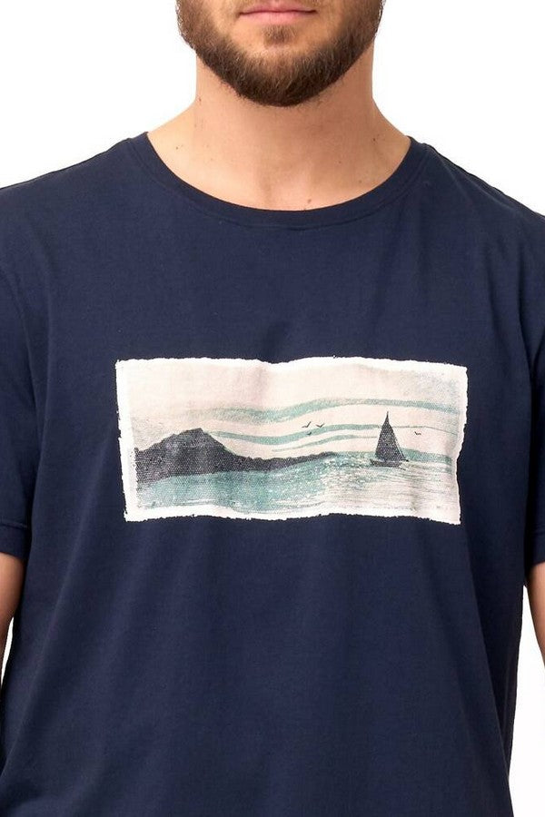 Мужская хлопковая пижама МNS 606 A25 blue