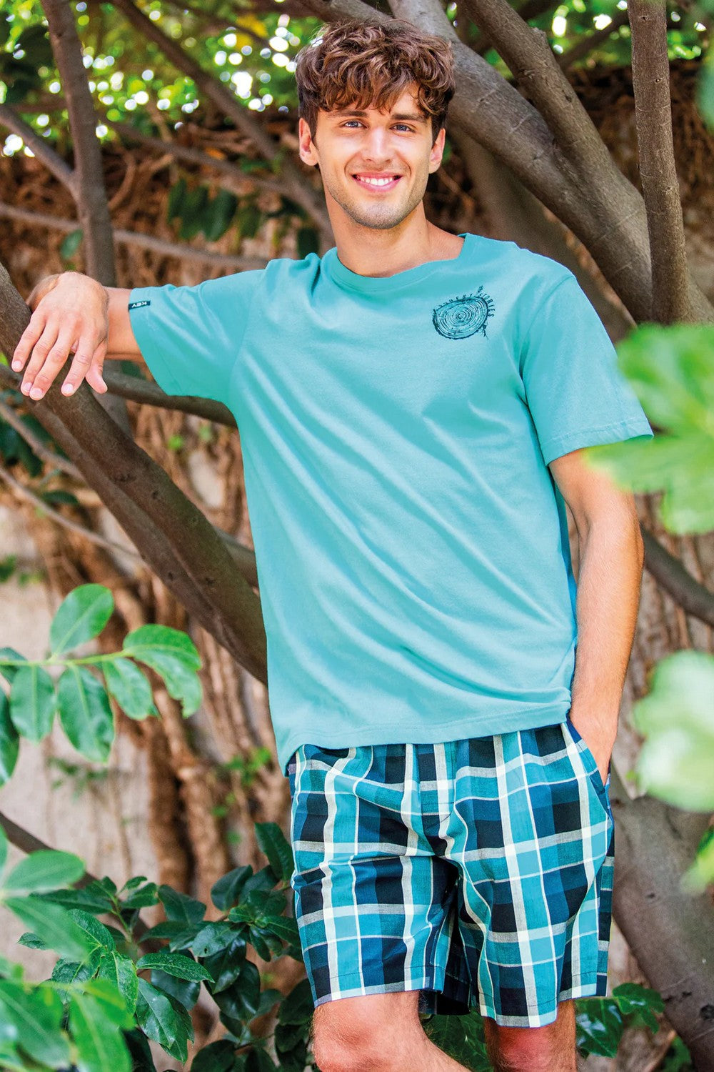 Хлопковая пижама MNS 630 A25