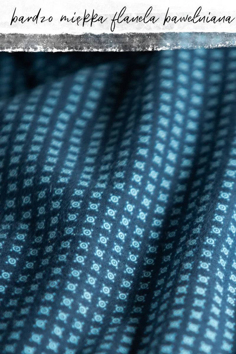 Чоловіча фланелева піжама МNS 815 blue