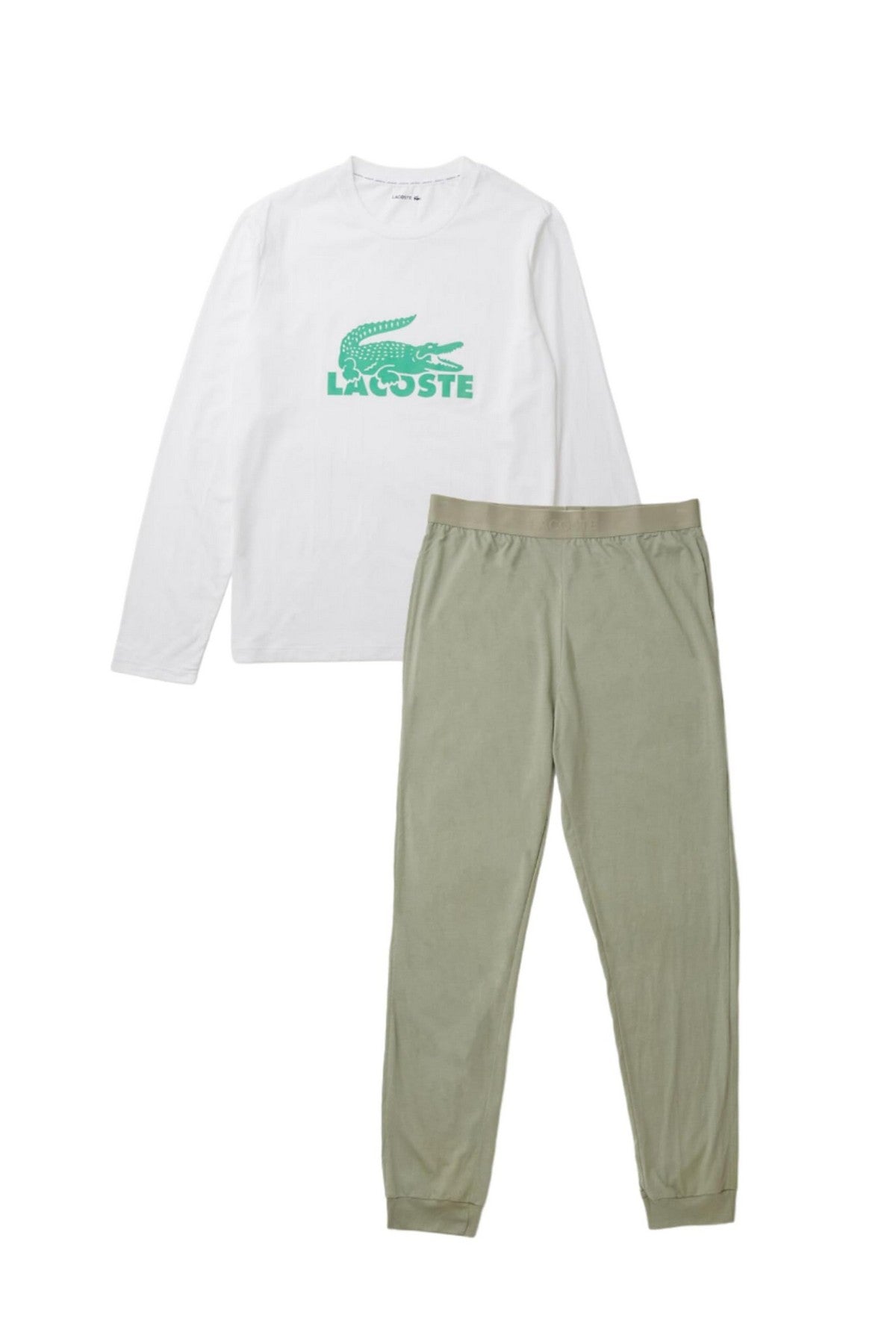 Чоловіча піжама 221354515 white/green