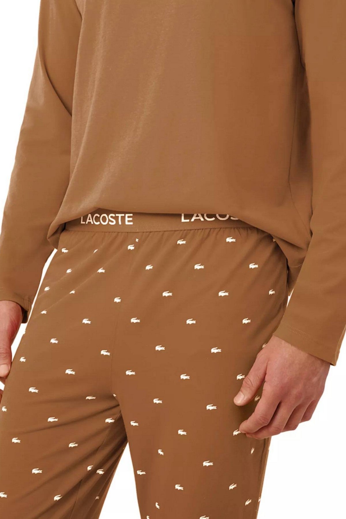 Чоловіча піжама 582972537 brown Lacoste