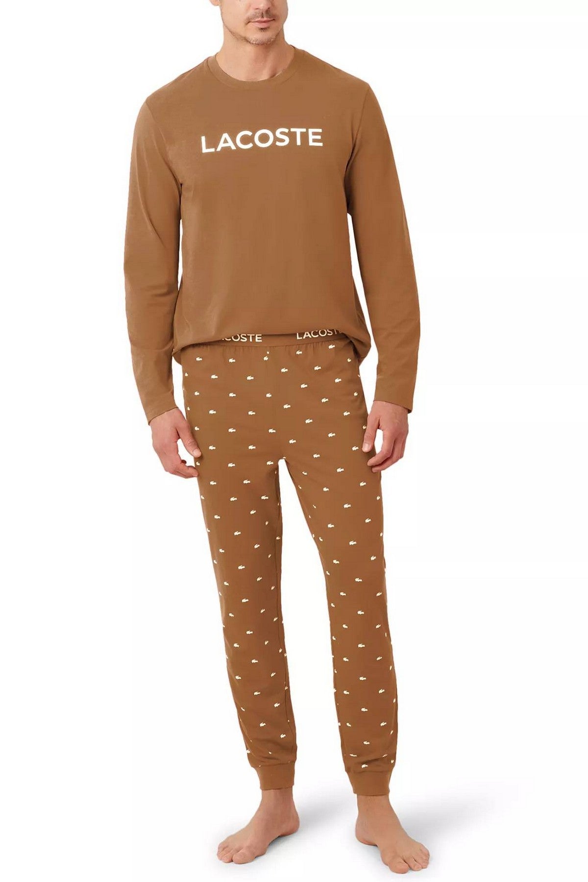 Чоловіча піжама 582972537 brown Lacoste