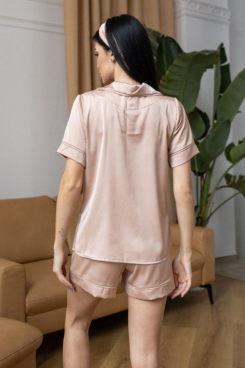 Шелковая пижама Пбж1350 beige