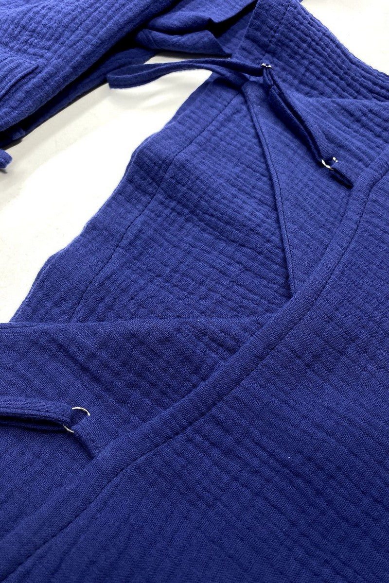 Пижама из муслина Пс1808 blue