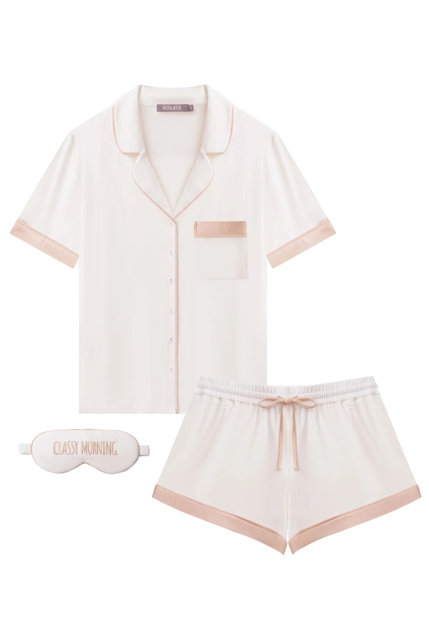 Пижама из бамбука 251207-07 Classy Morning unbleached cotton