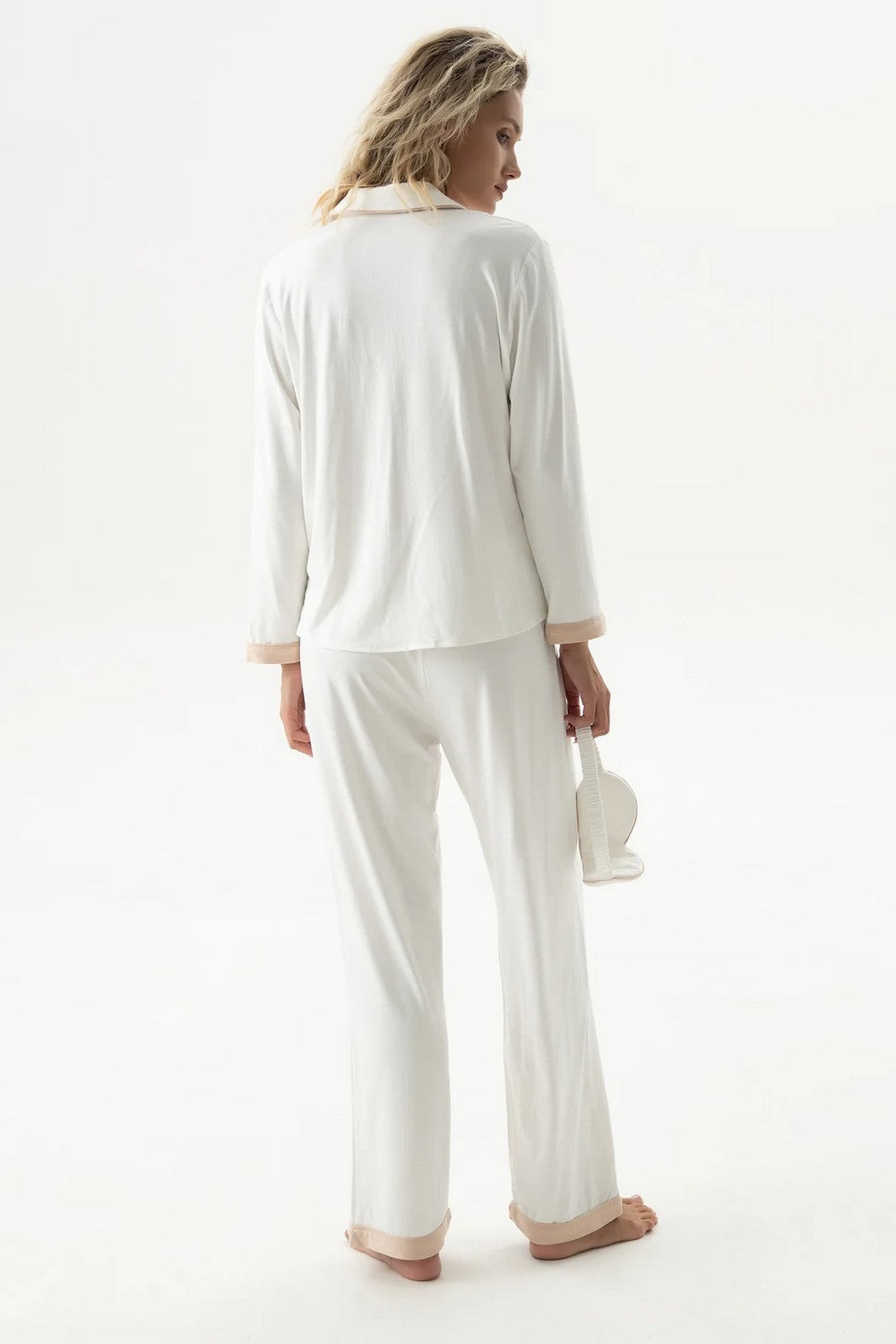 Пижама из бамбука 251207-08 Classy Morning unbleached cotton