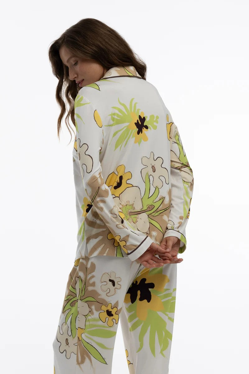 Пижама из бамбука 251207-08 Classy Morning white flower
