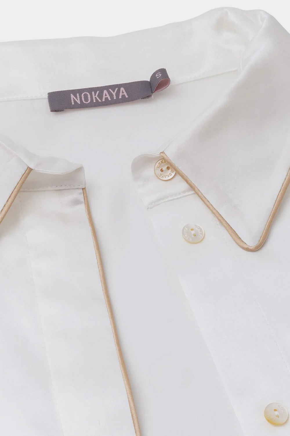 Шелковая пижама 252207-30 The Lady ivory/caramel