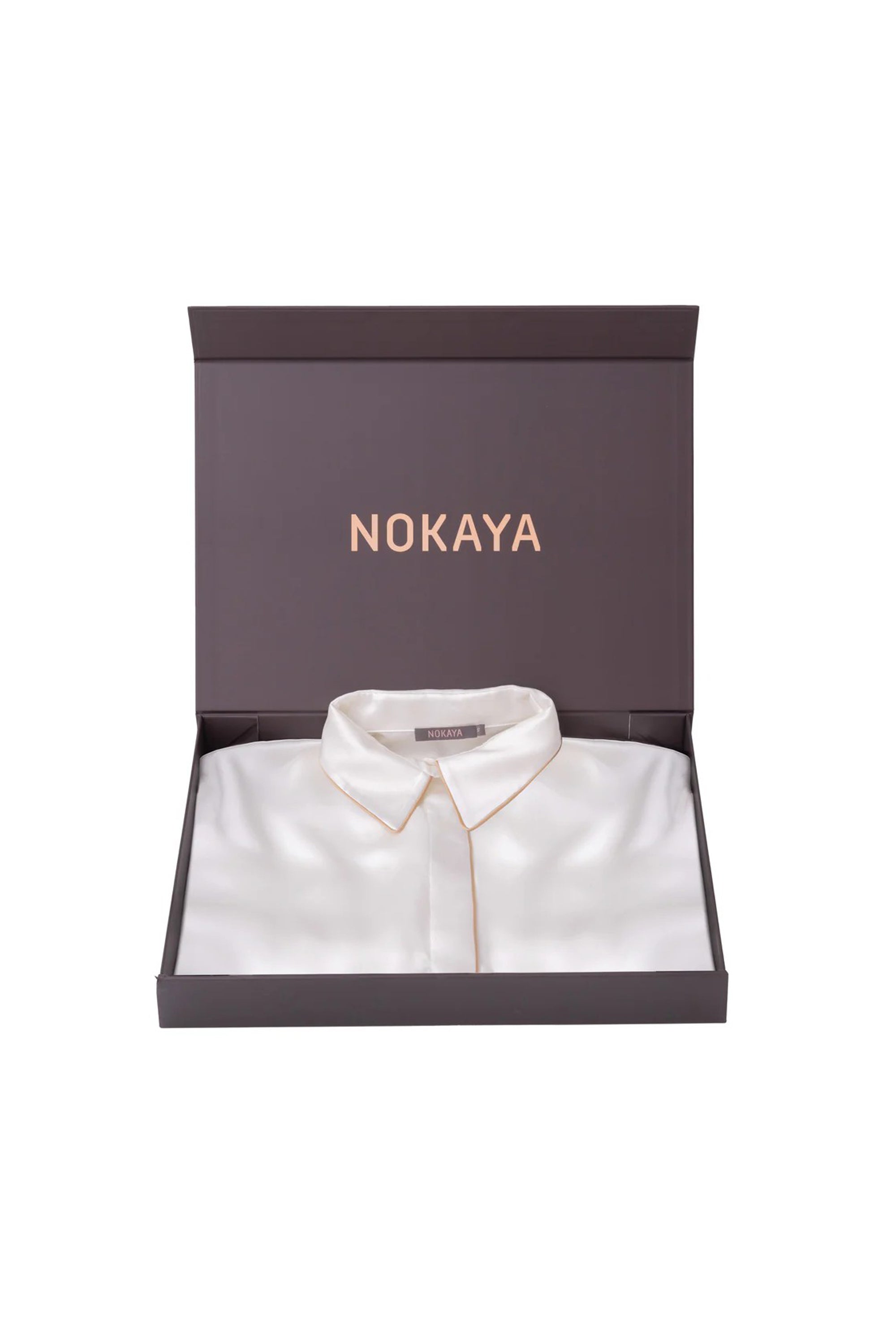 Шелковая пижама 252207-30 The Lady ivory/caramel