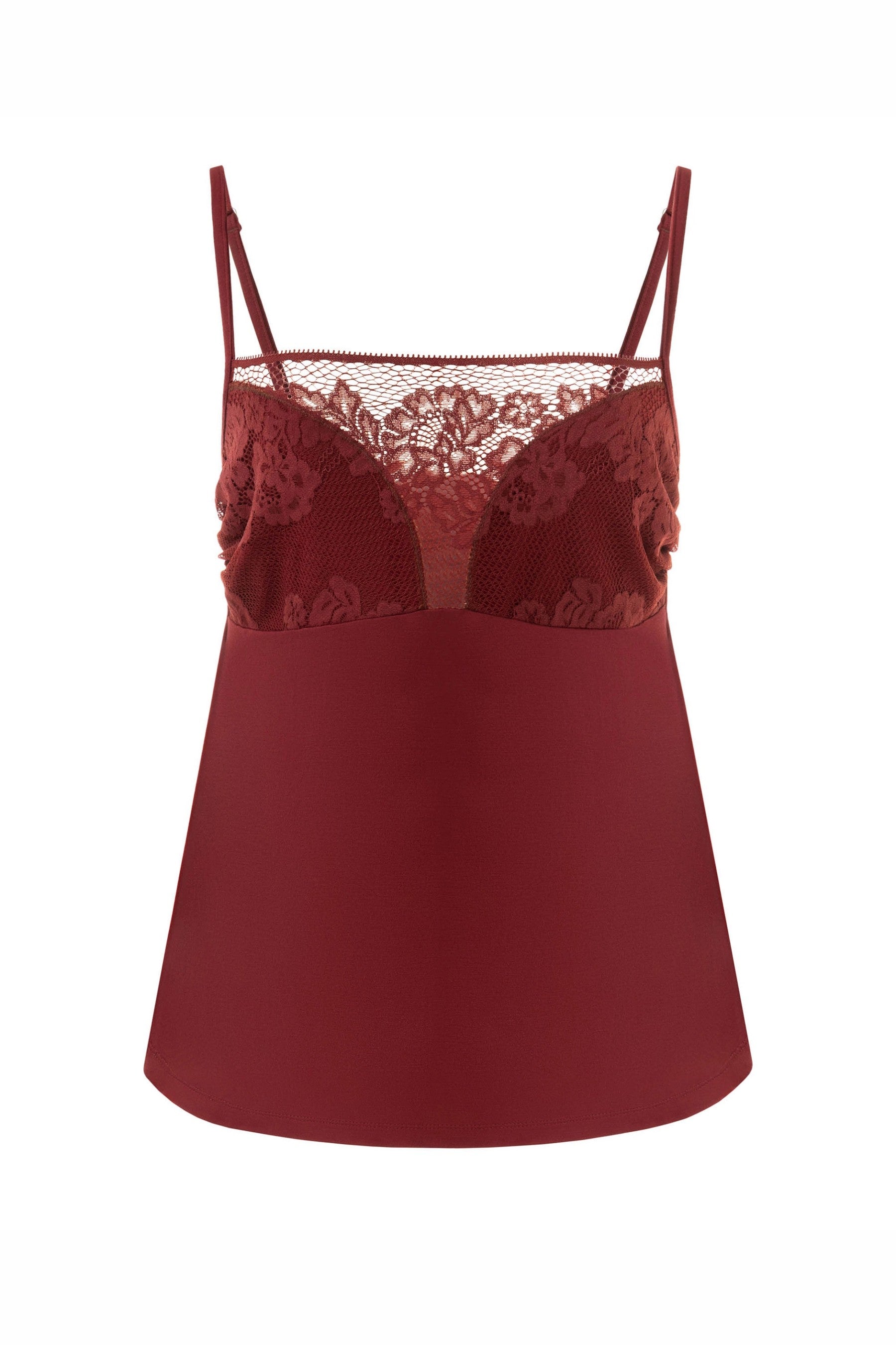 Пижама из модала с шортами 808-6804 marsala