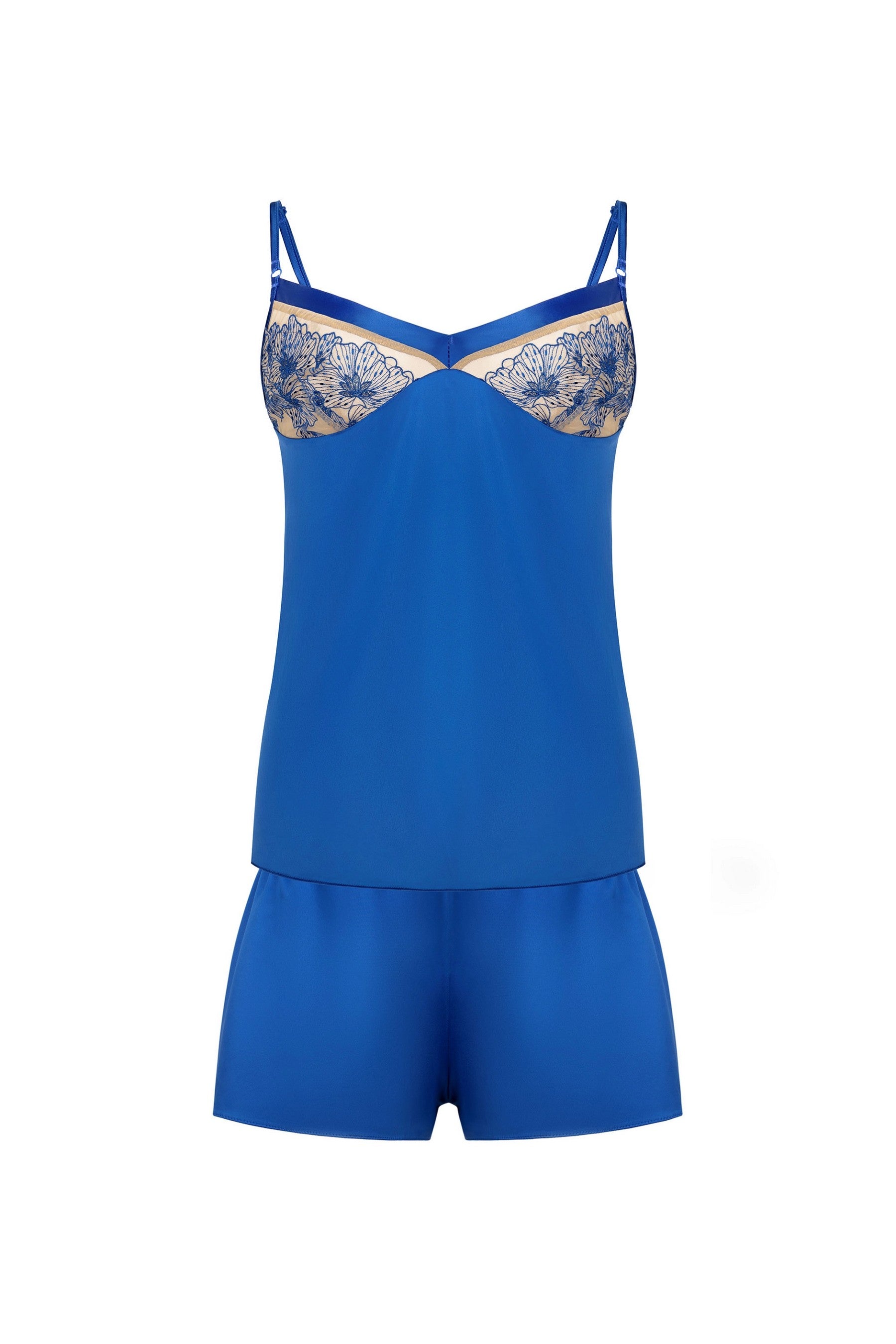 Пижама из сатина 811-6839 blue