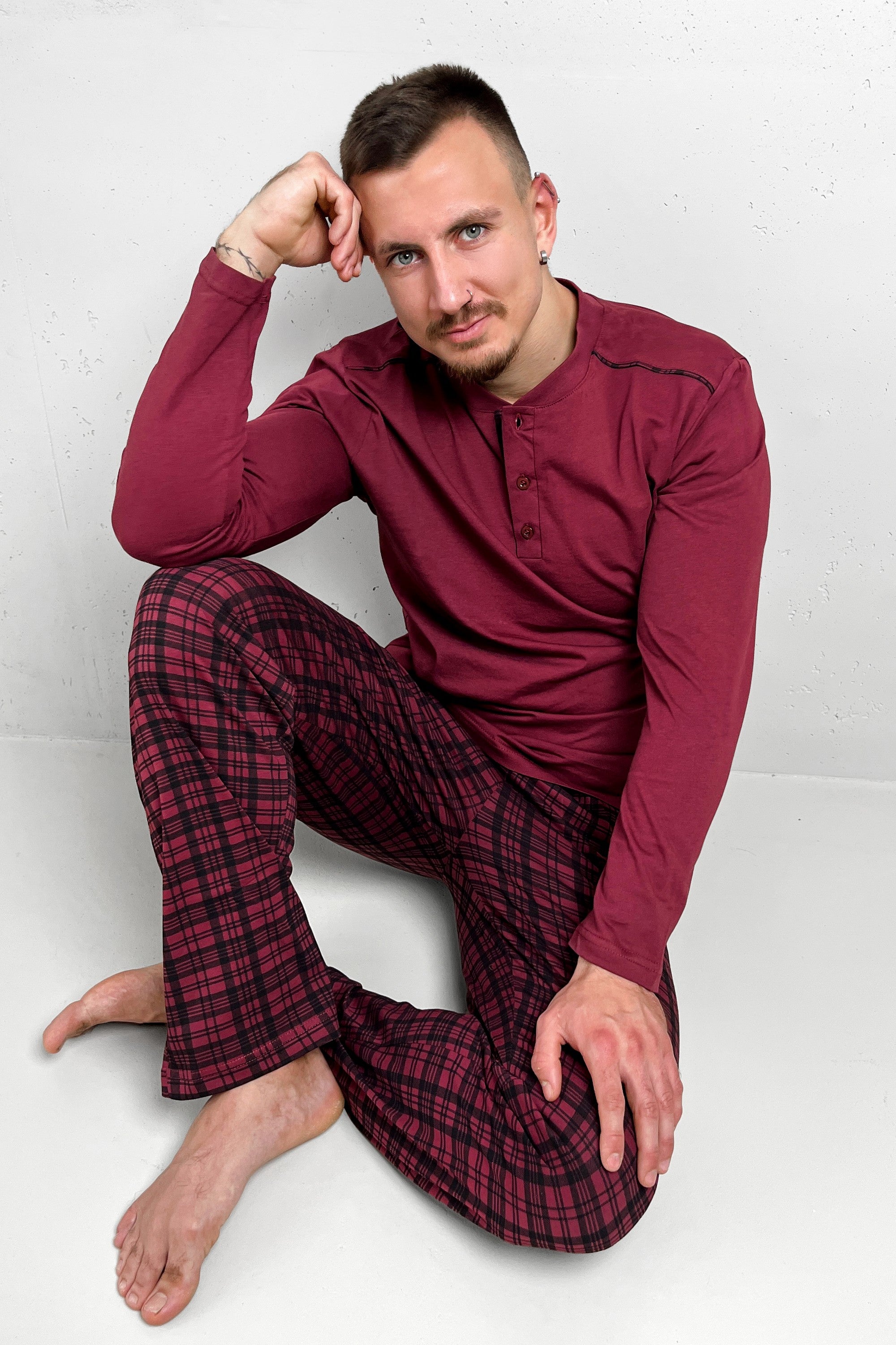 Хлопковая мужская пижама 6810-11