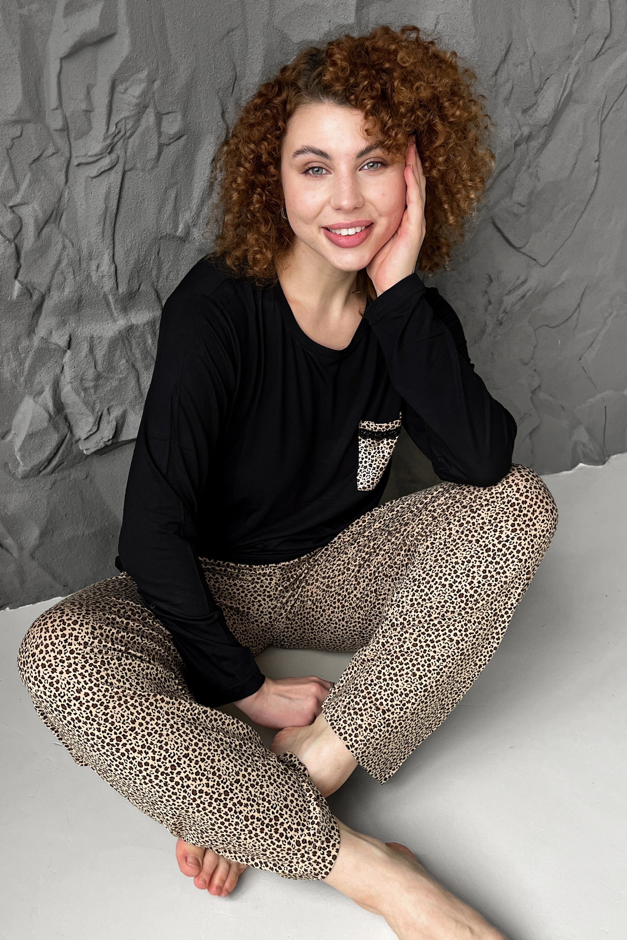 Пижама из вискозы 9580-9