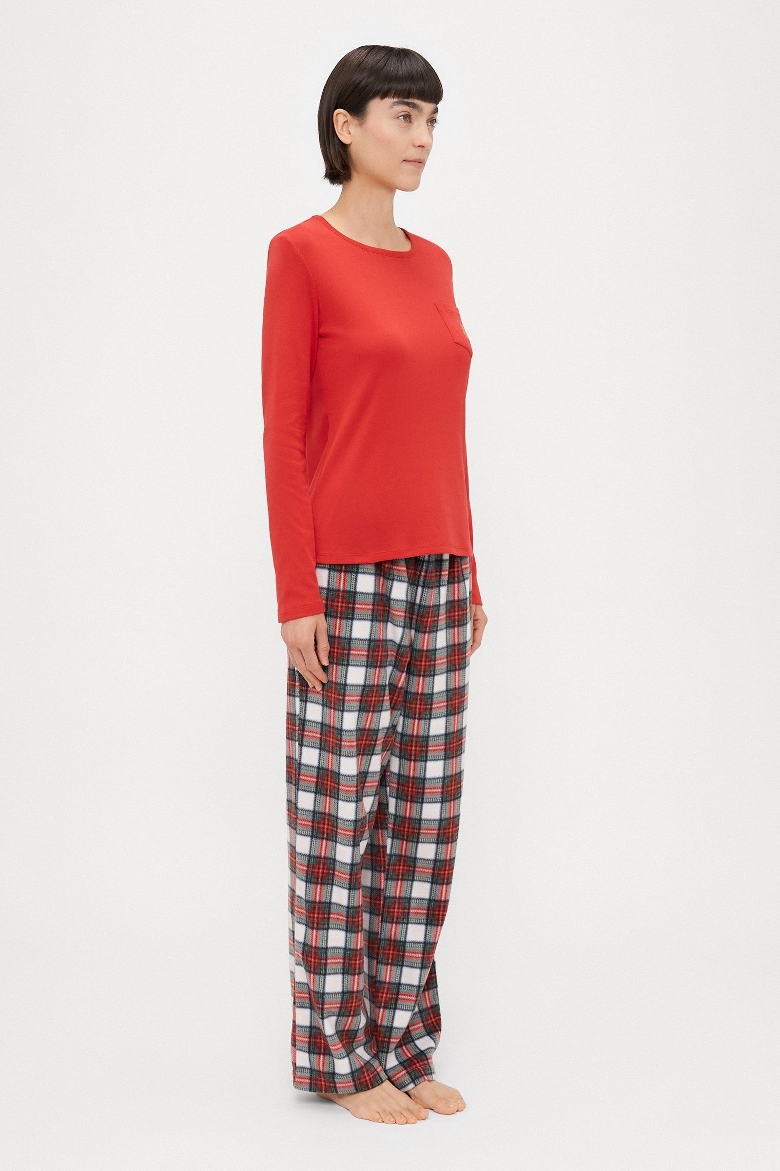 Піжама з флісовими брюками 942517958 red Ralph Lauren
