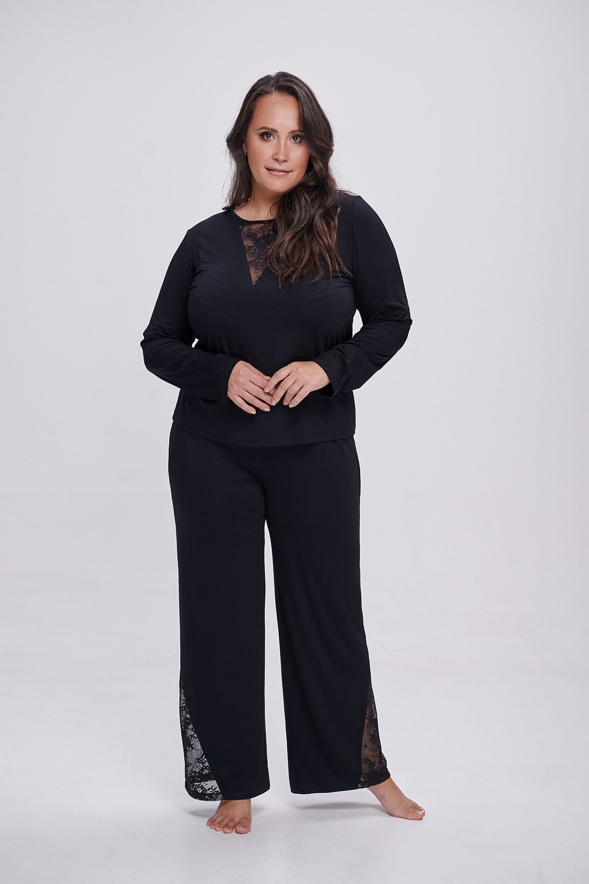 Пижама из вискозы 2712 black