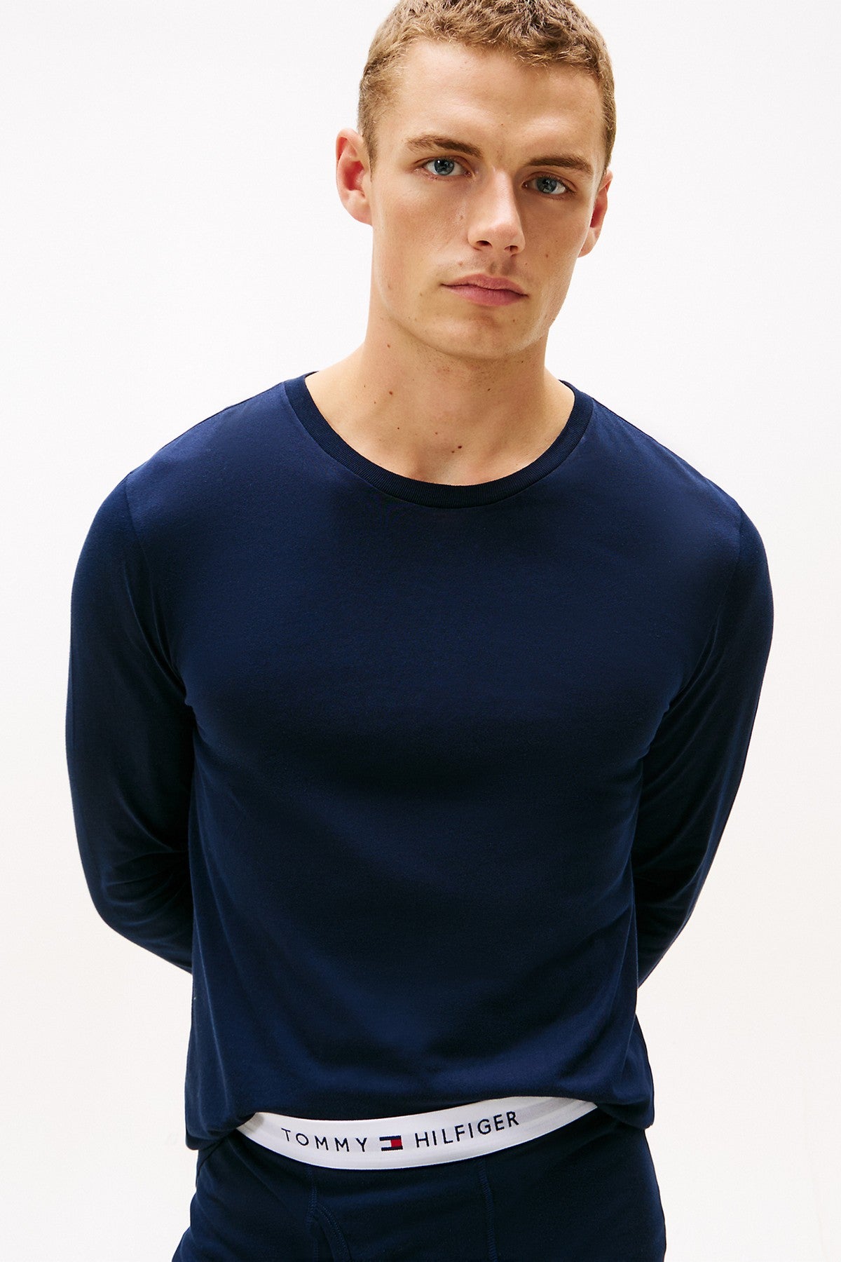 Чоловіча піжама 114505949 blue Tommy Hilfiger лонгслів
