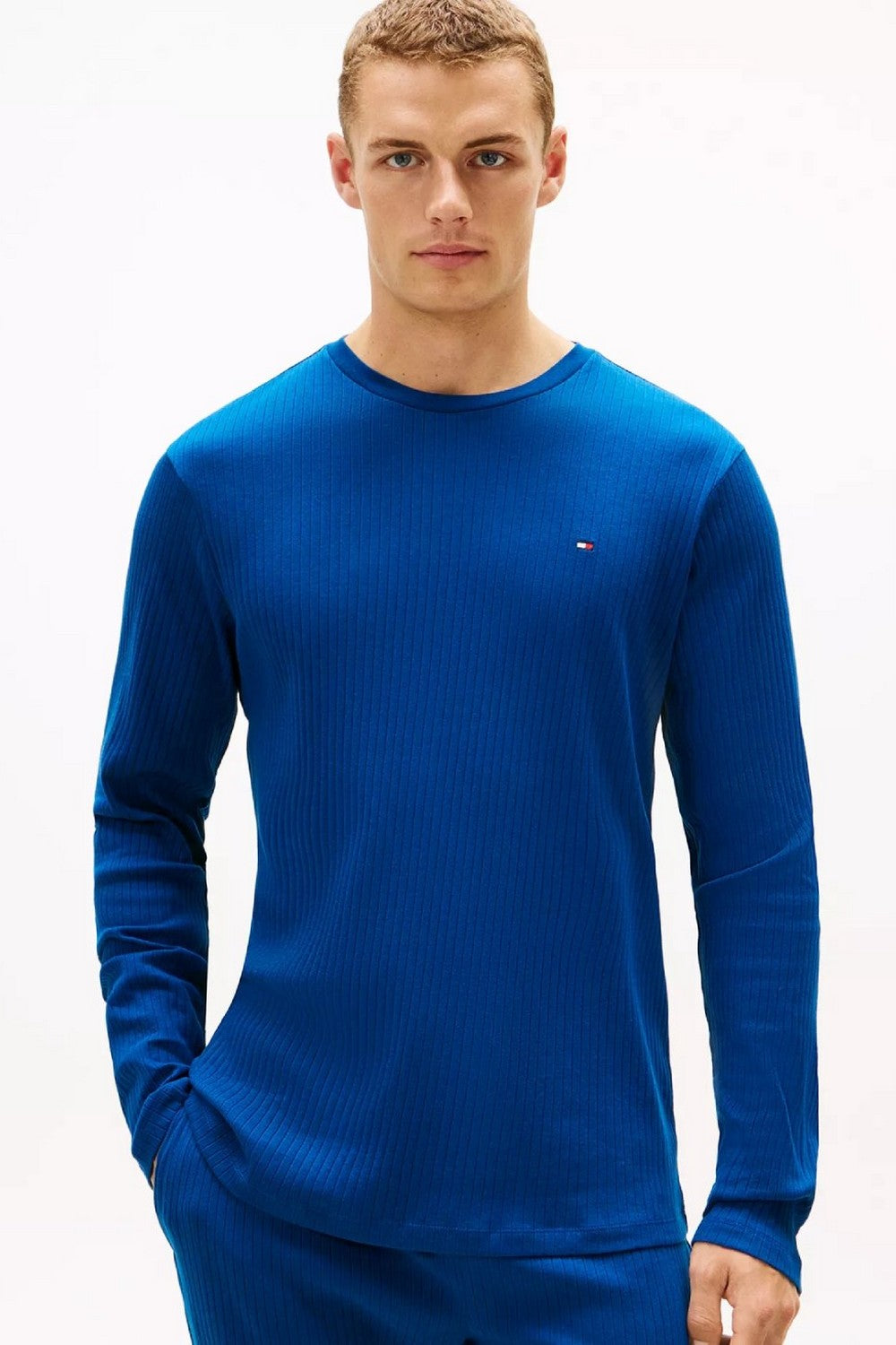 Чоловіча піжама 328175493 blue Tommy Hilfiger лонгслів