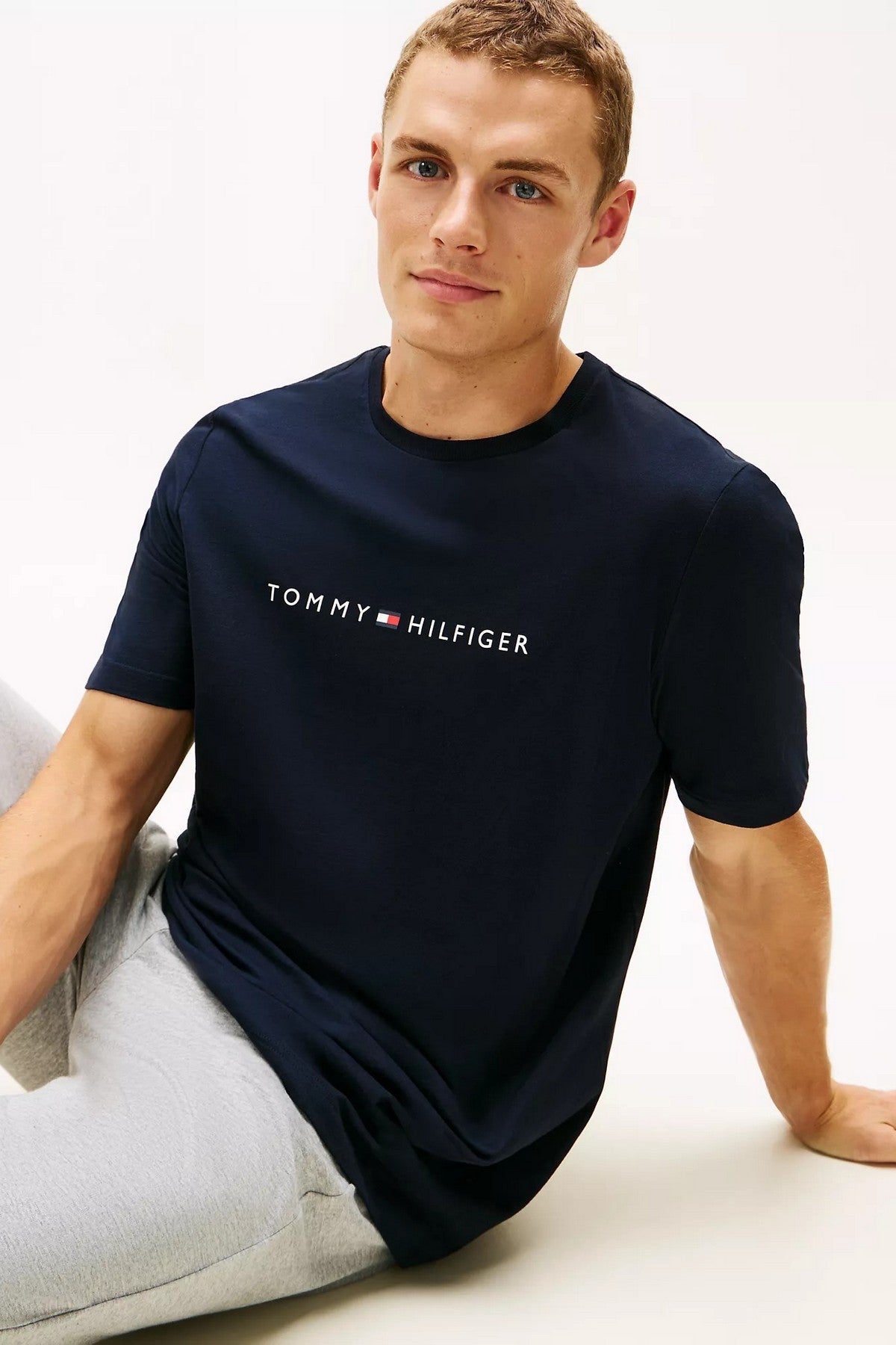 Чоловіча піжама 609988632 blue/gray Tommy Hilfiger
