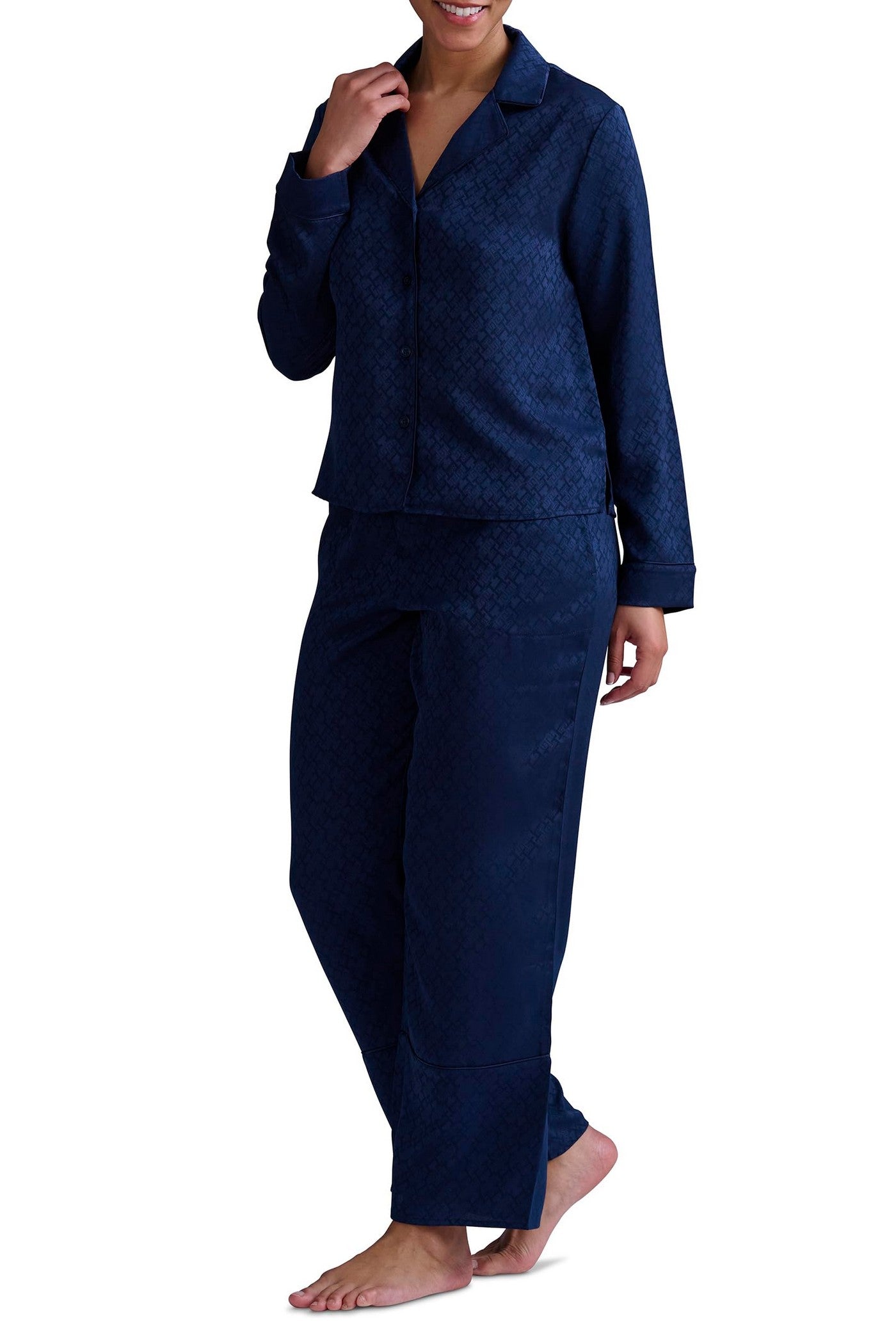 Сатиновая пижама 726654721 blue