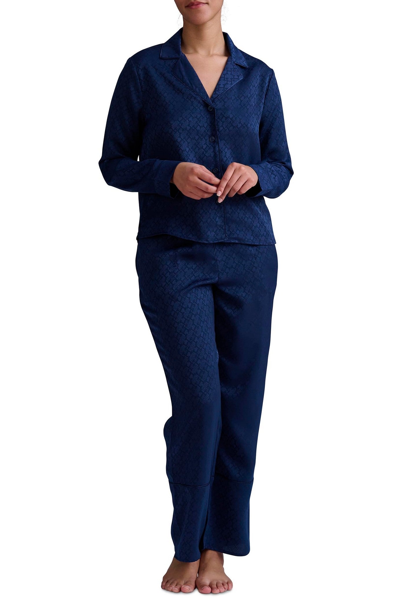 Сатиновая пижама 726654721 blue