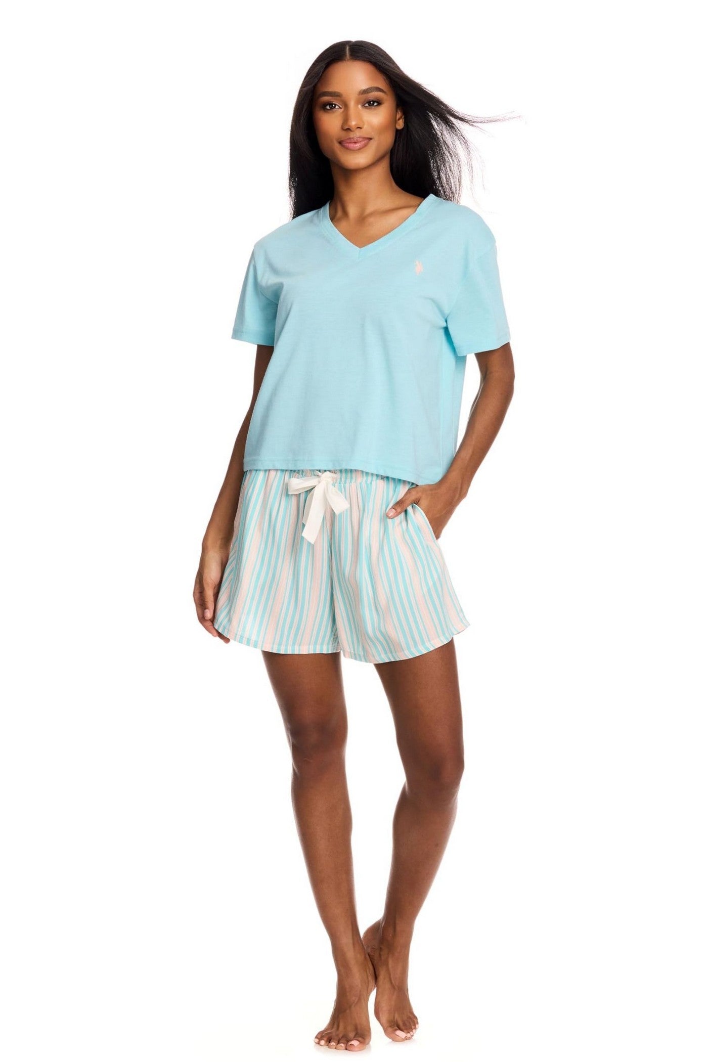 Пижама с шортами 121318598 blue