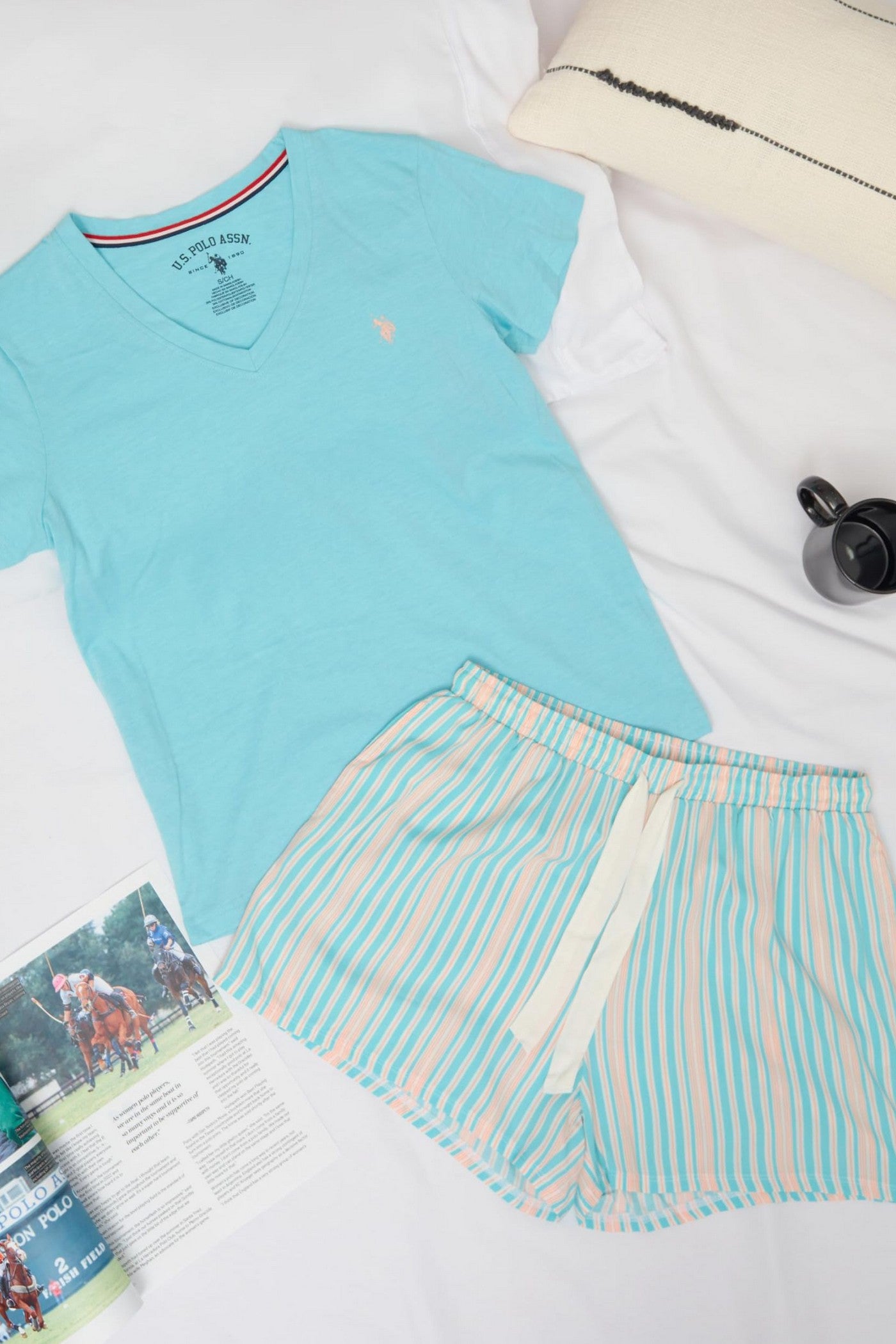 Пижама с шортами 121318598 blue