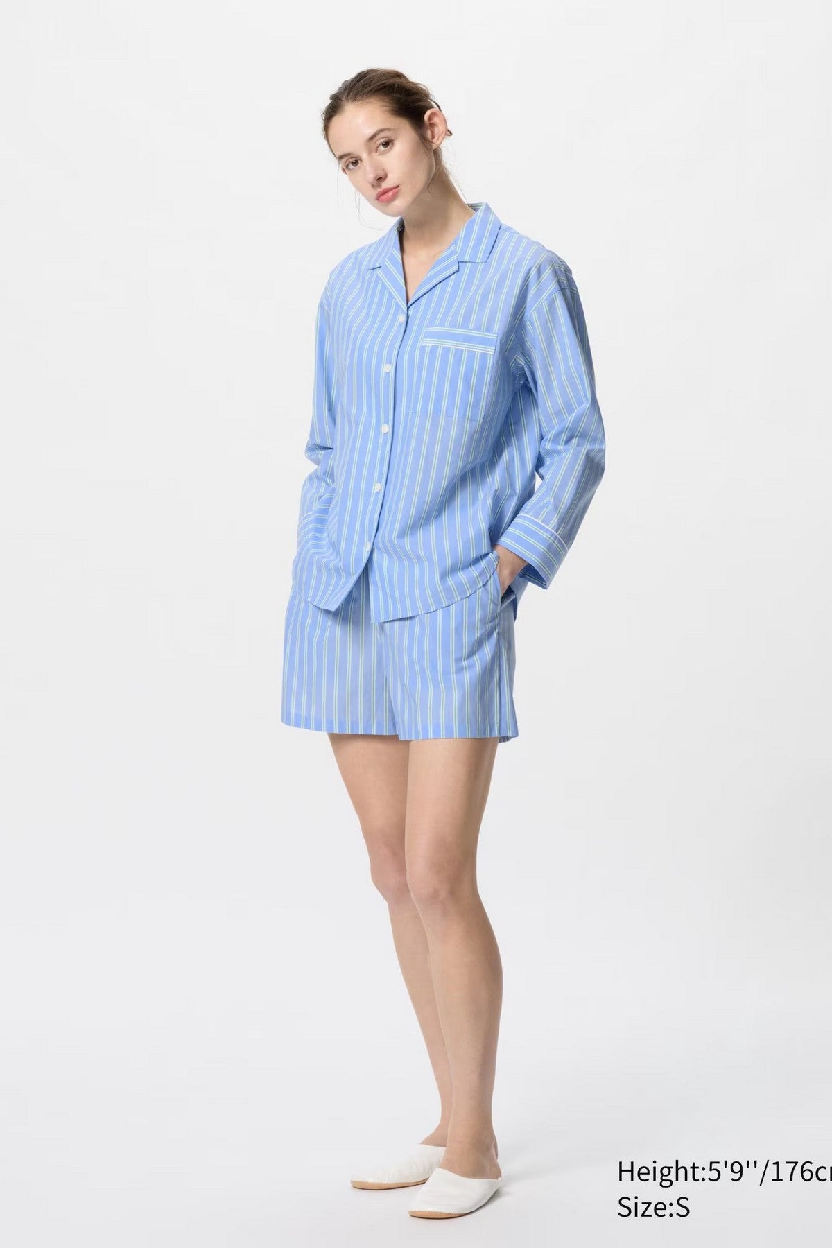 Хлопковая пижама 162150496 blue