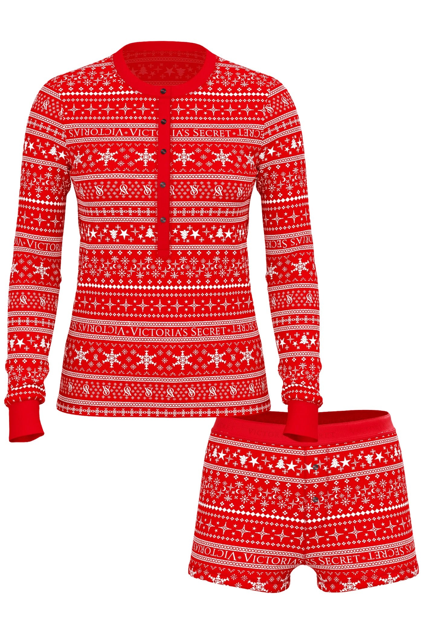 Піжама з принтом 11988707 red