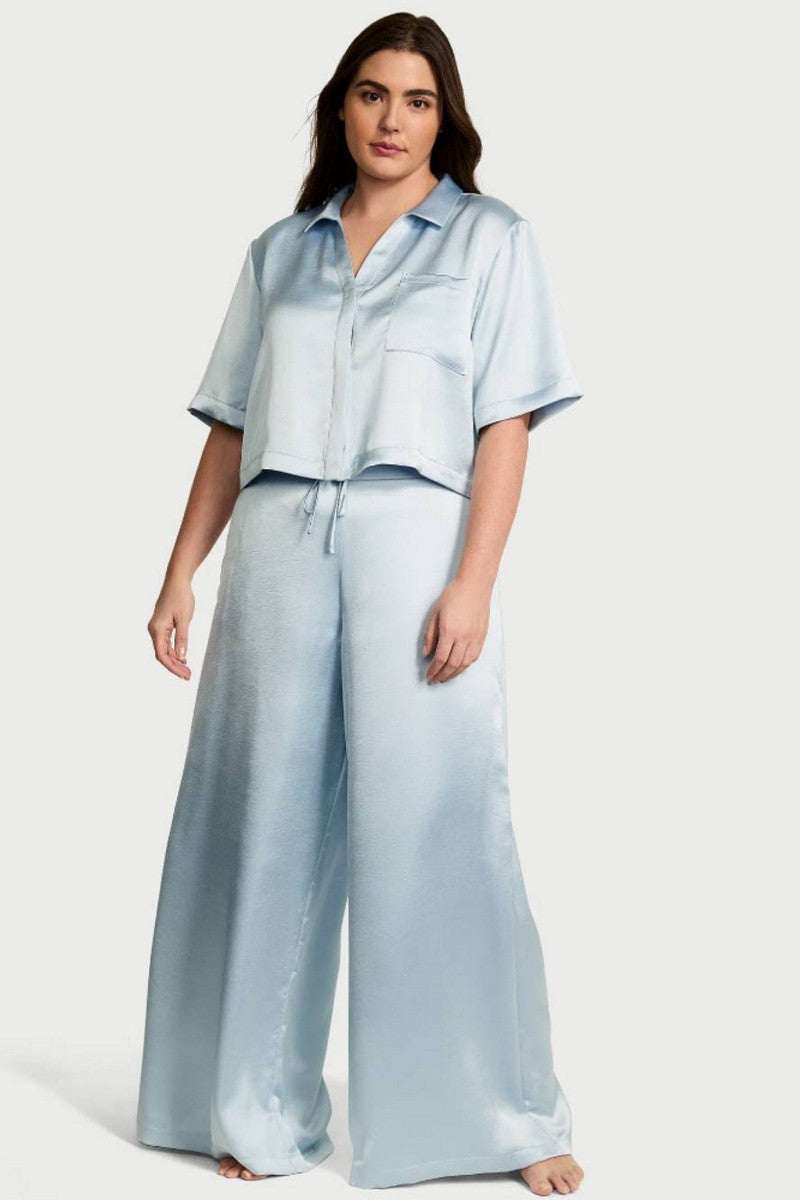 Сатиновая пижама 219776405 blue