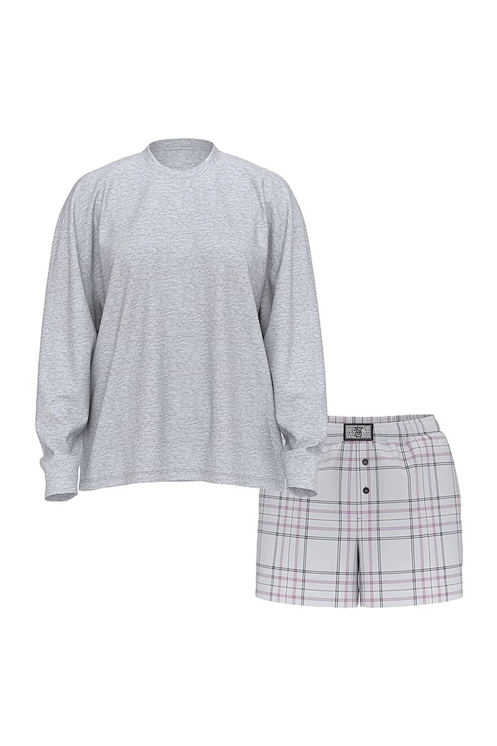 Пижама с шортами 329763698 gray