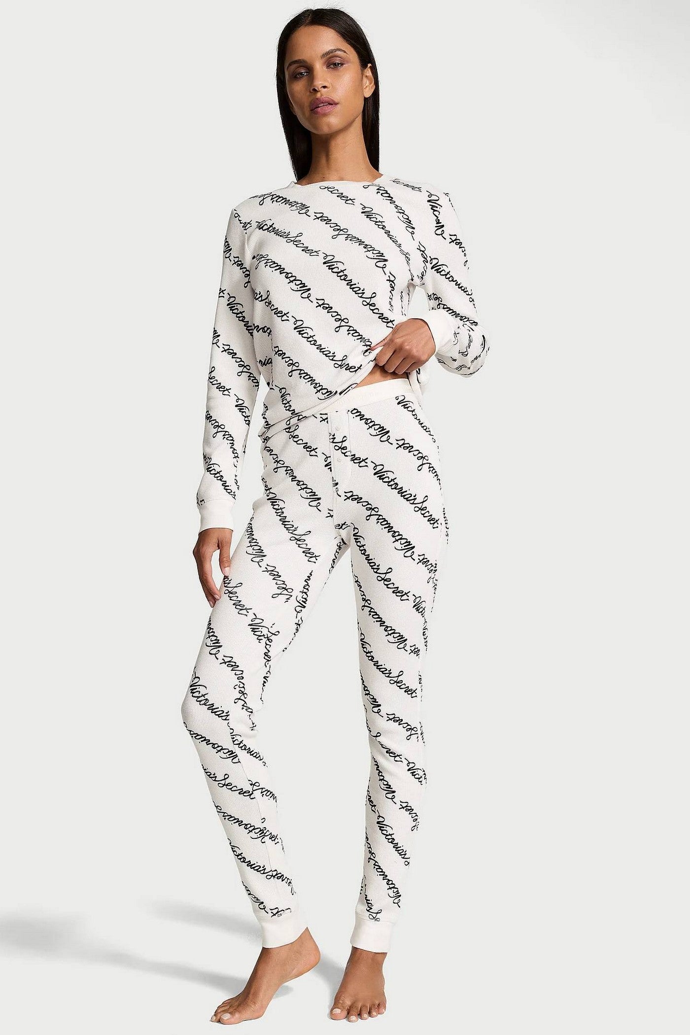 Хлопковая пижама 442515495 white