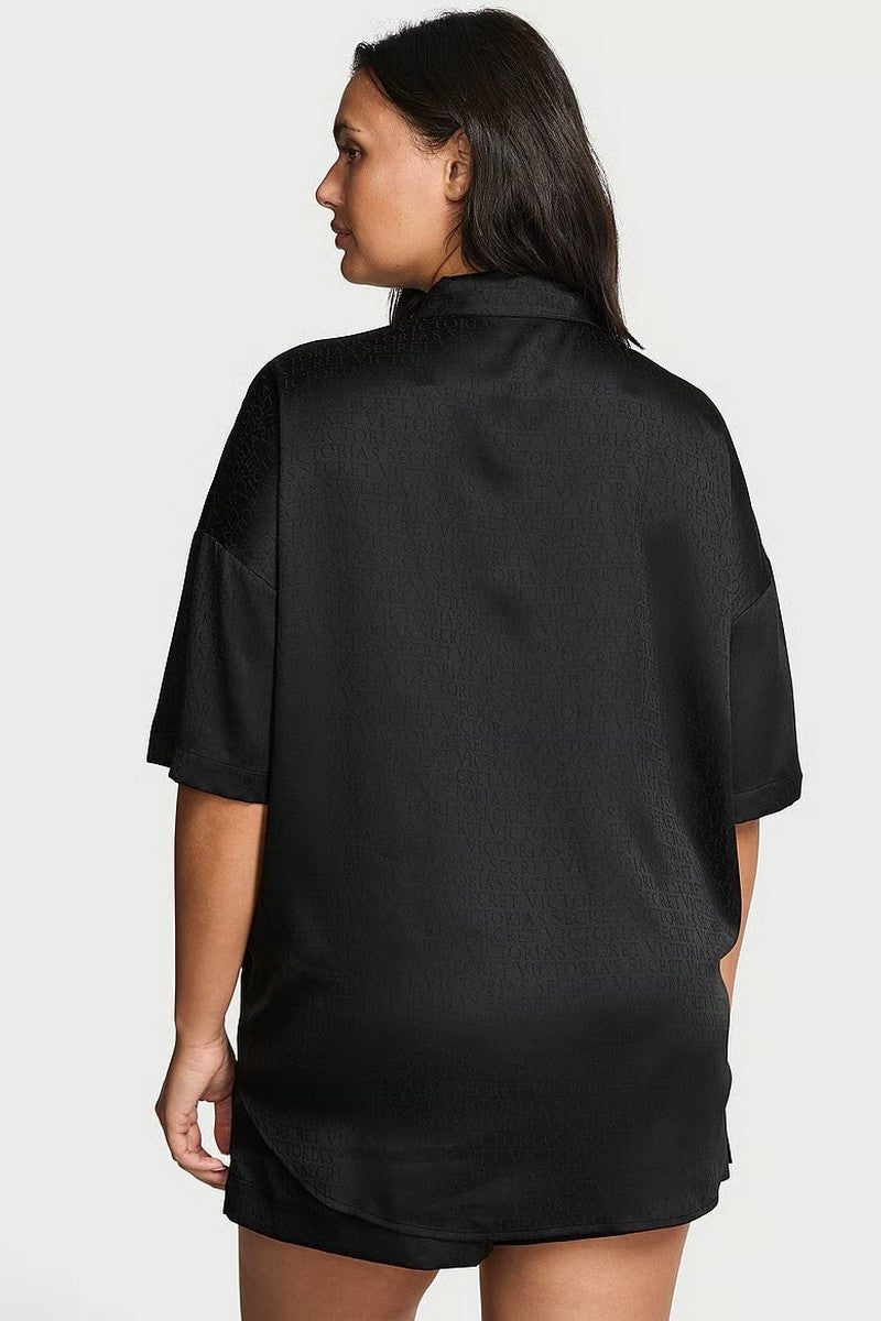 Сатиновая пижама 481822556 black