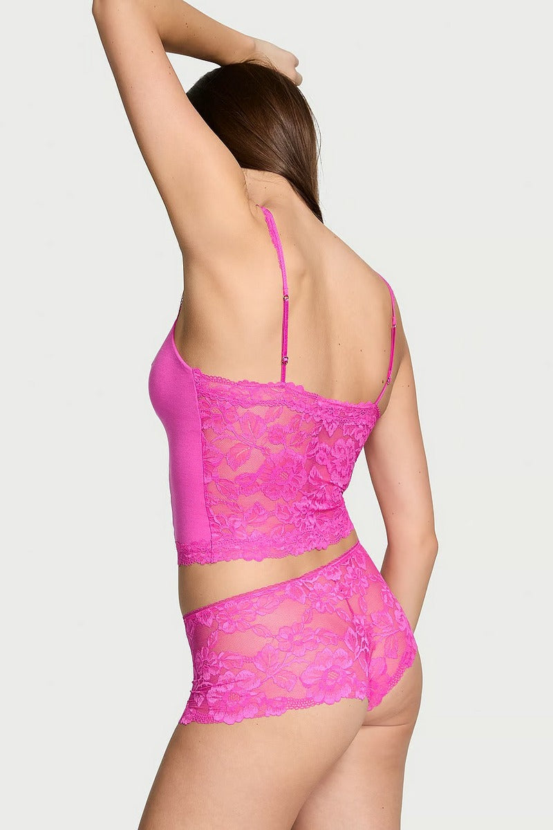 Кружевная пижама 63221572 pink