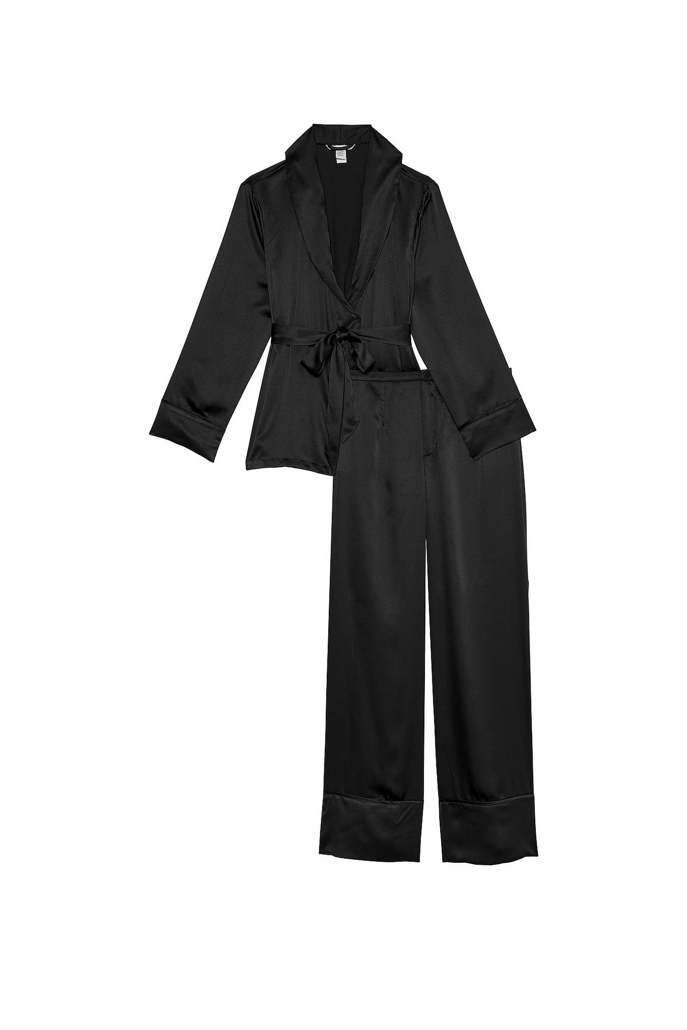 Сатиновая пижама 669285113 black