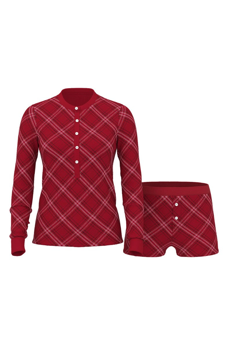 Трикотажная пижама 827840028 red